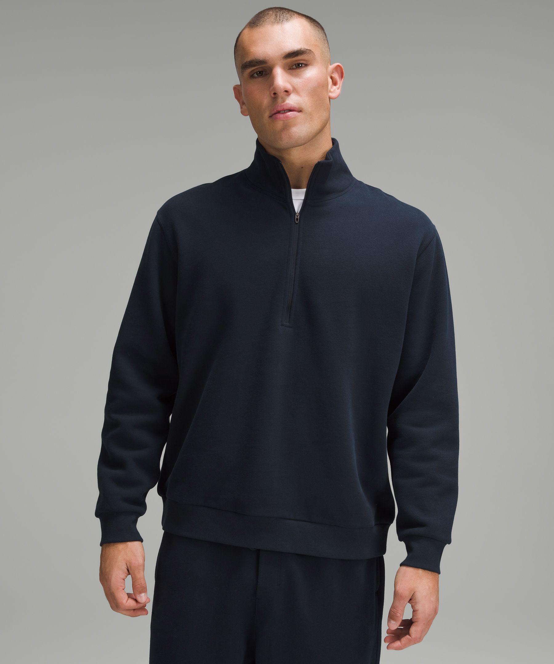lululemon athletica Steady State Half Zip Sweatshirt - Color Blue - Size M