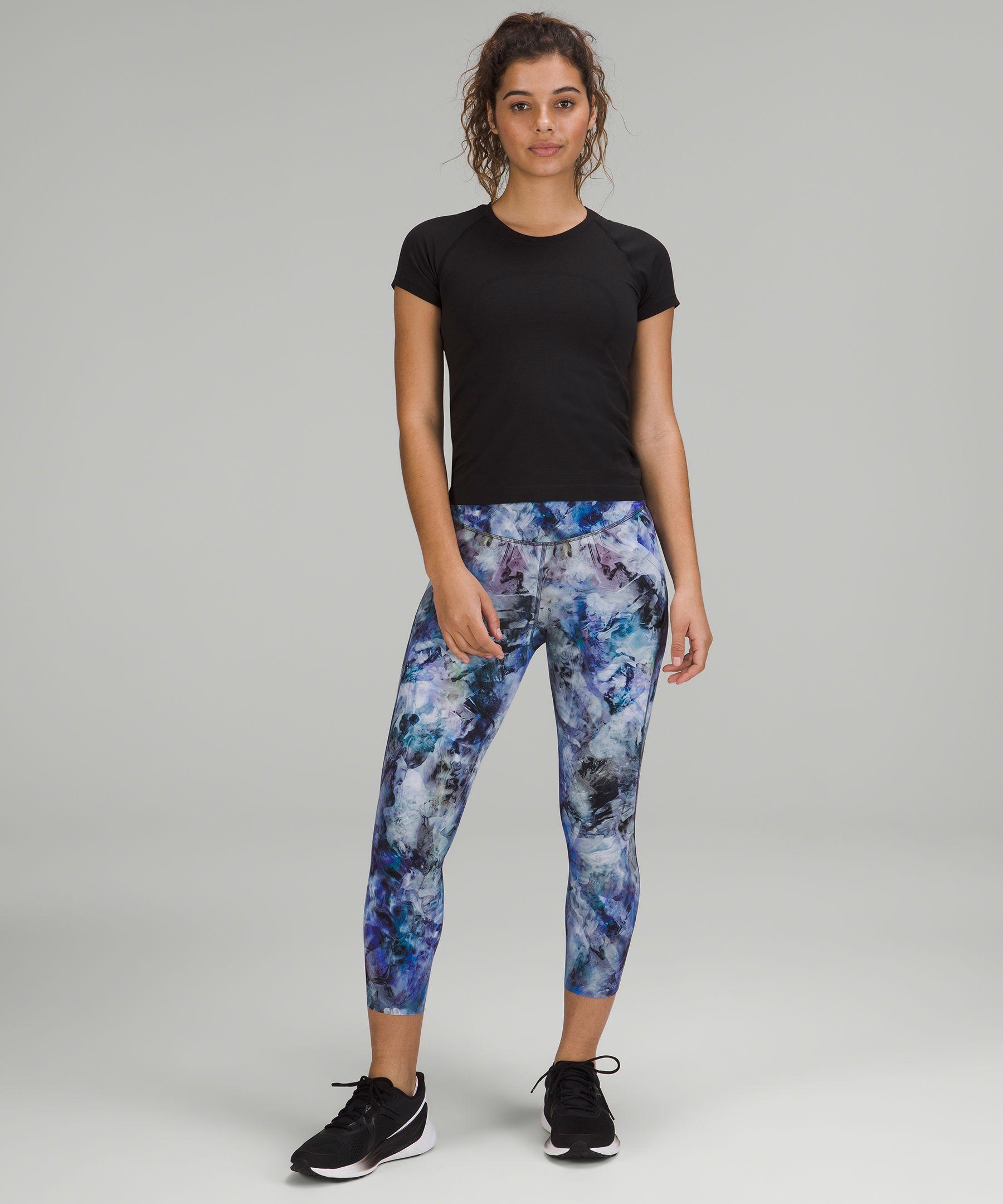 lululemon athletica Base Pace High-rise Crop 23 in Blue
