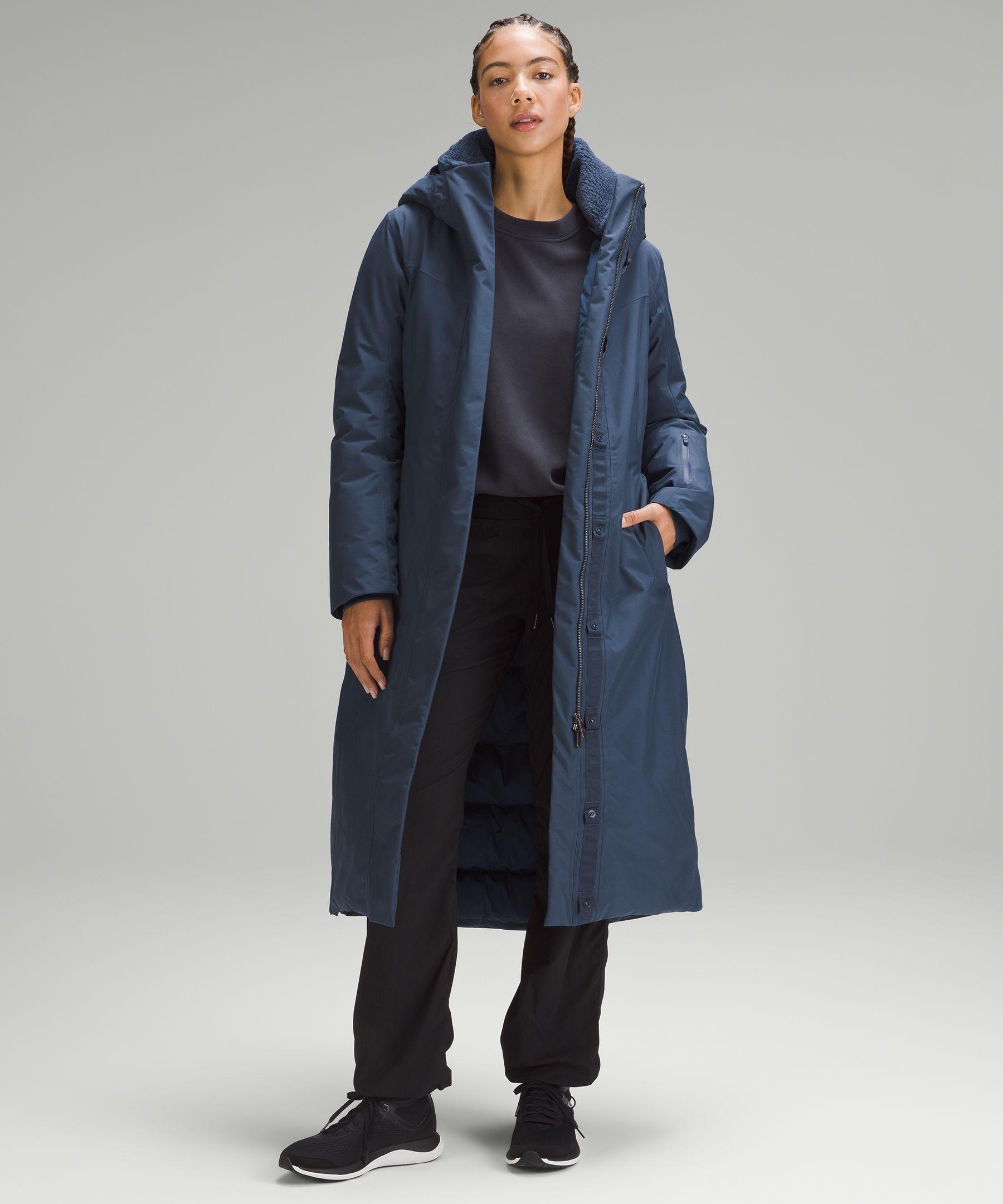 lululemon Snow Warrior Long Parka in Blue Lyst UK