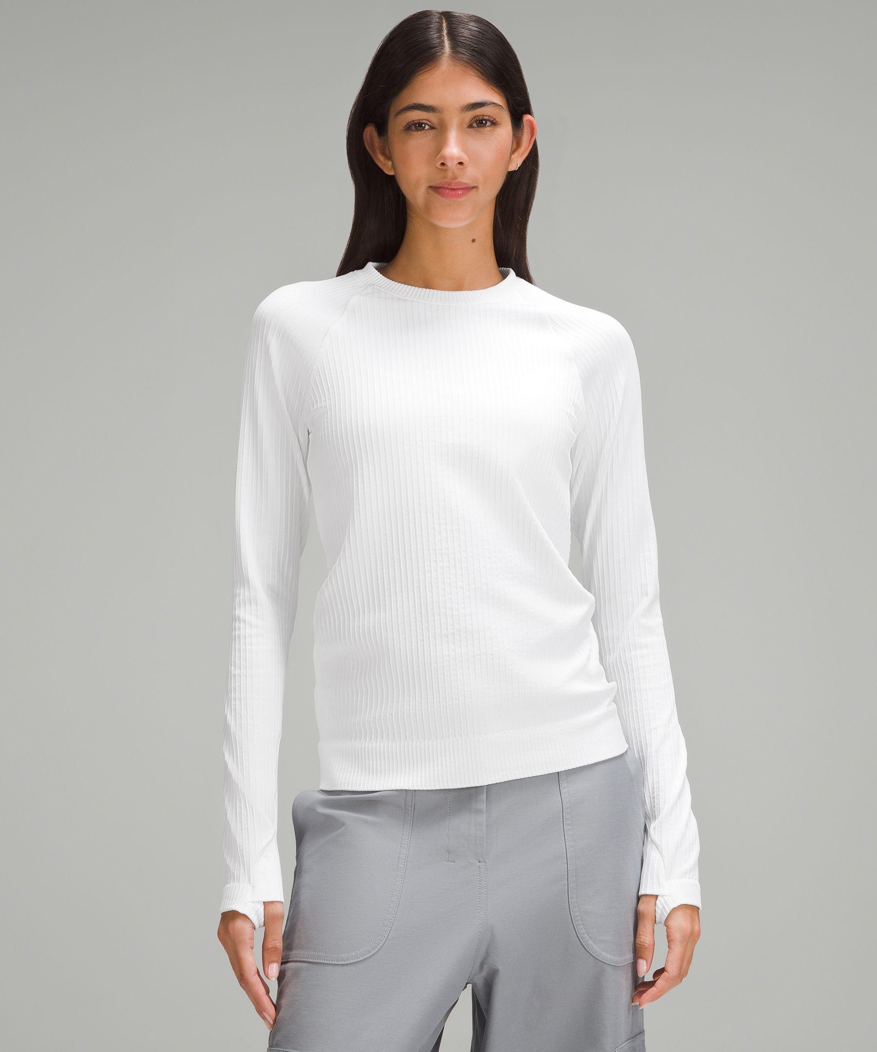 lululemon athletica Rest Less Pullover Long-sleeve Top - Color White - Size  12