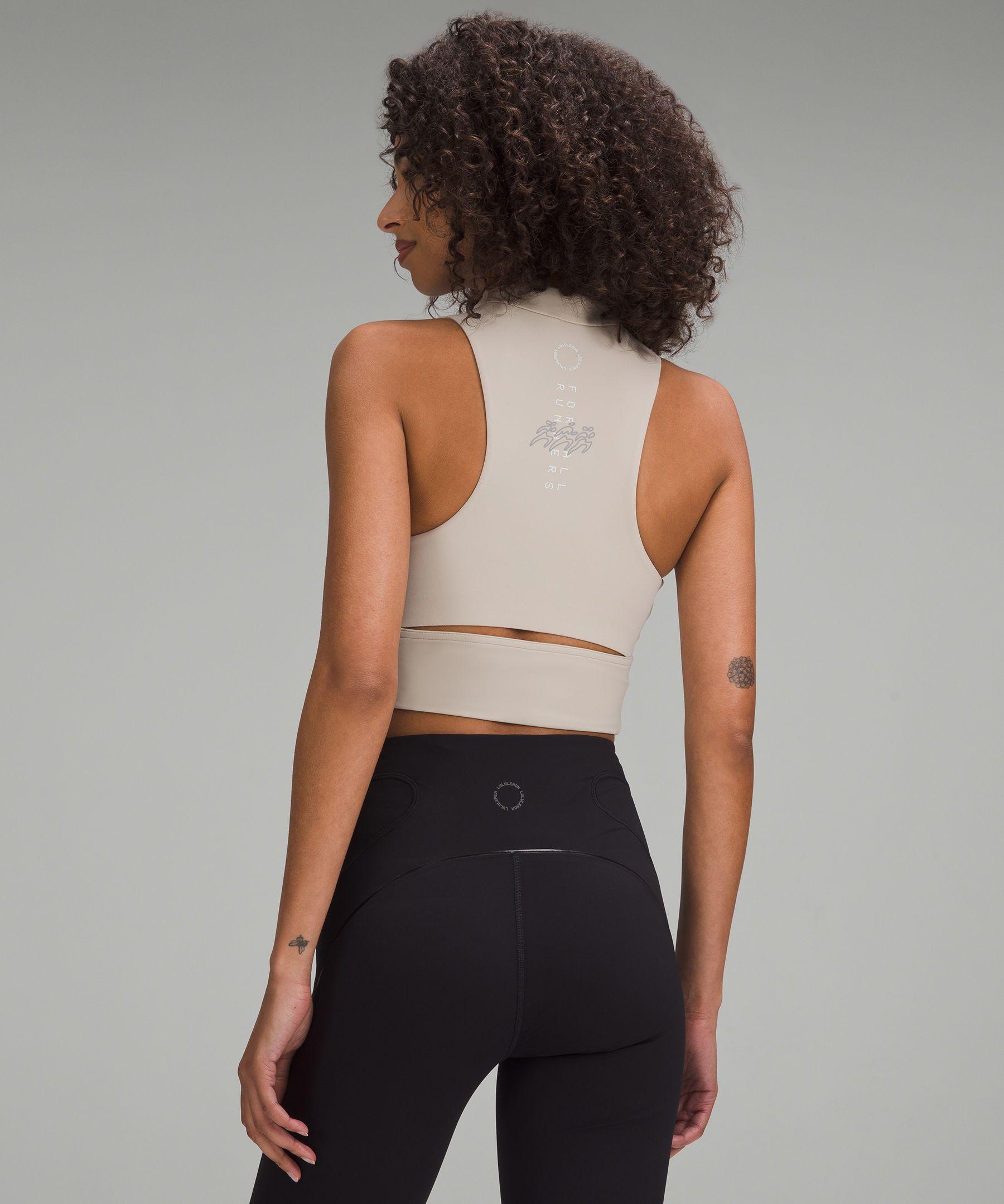 lululemon Nulux Cropped Half-zip Track Tank Top in Black | Lyst lululemon Nulux Cropped Half-zip Track Tank Top in Black | Lyst