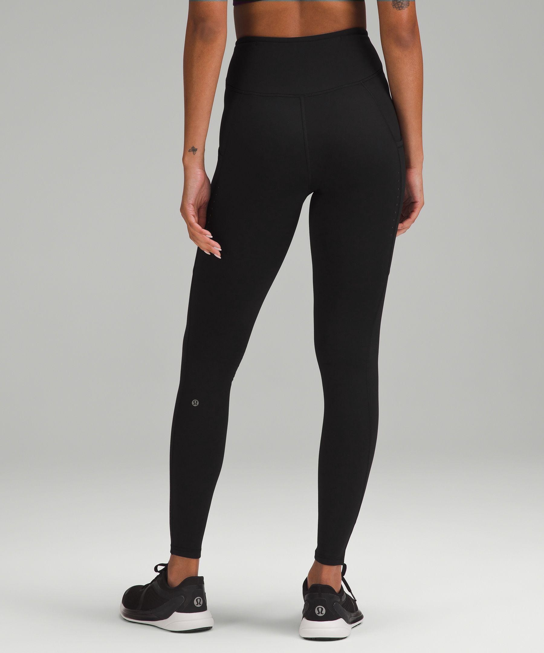 lululemon athletica Fast And Free High-rise Thermal Leggings 28 Pockets in  Black