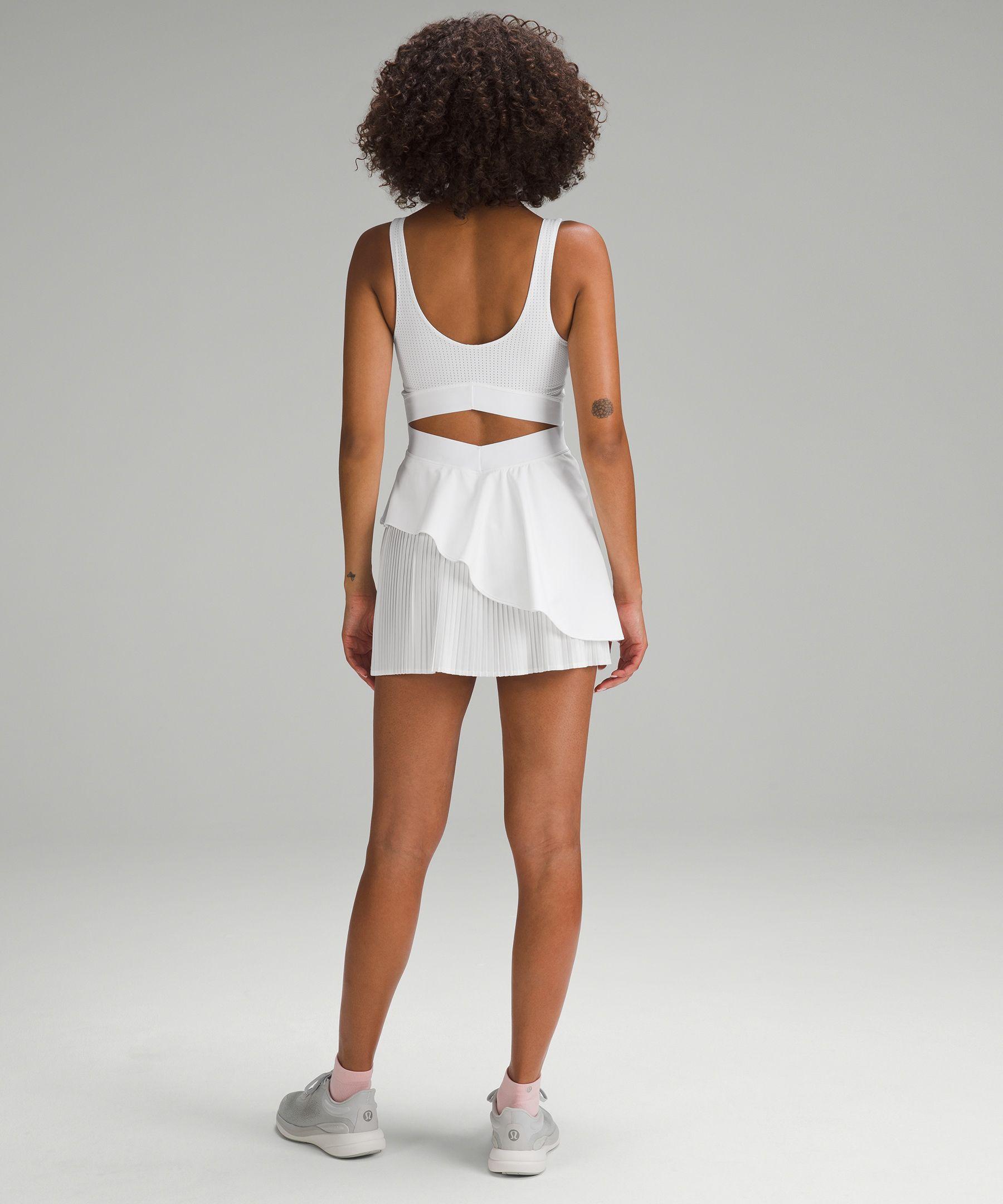 lululemon Scoop-neck Pleated Tennis Dress in White | Lyst lululemon Scoop-neck Pleated Tennis Dress in White | Lyst