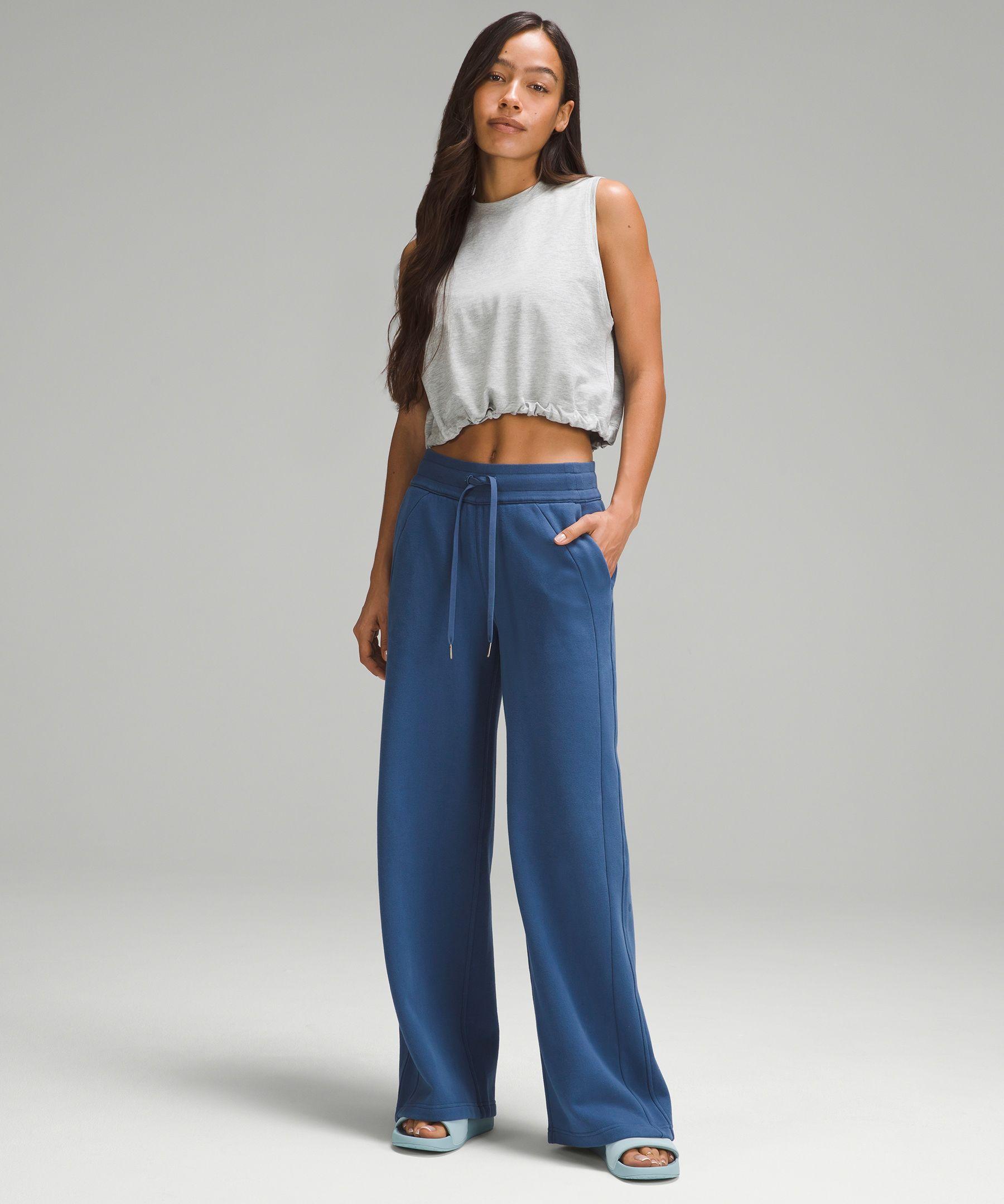 Scuba Mid-Rise Wide-Leg Pant *Full Length