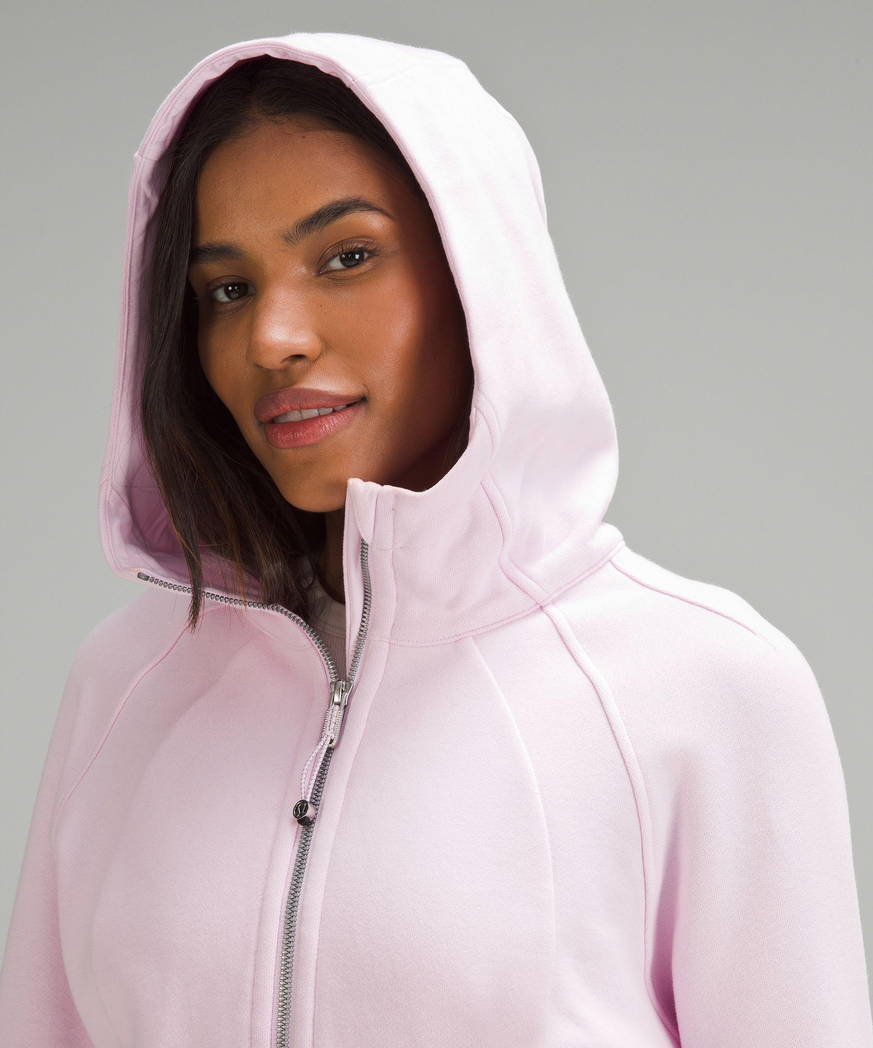 lululemon athletica Scuba Full-zip Cropped Hoodie - Color Pink