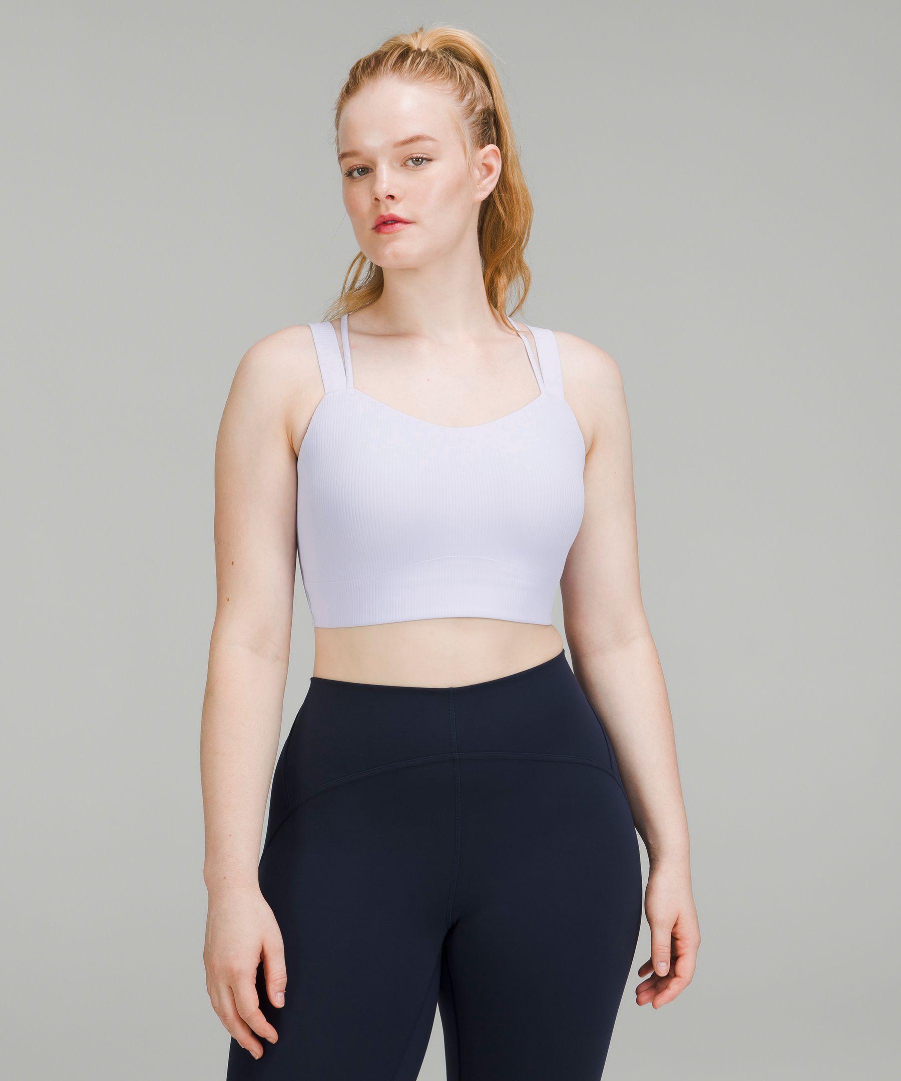 lululemon athletica Like A Cloud Ribbed Longline Bra Light Support, D