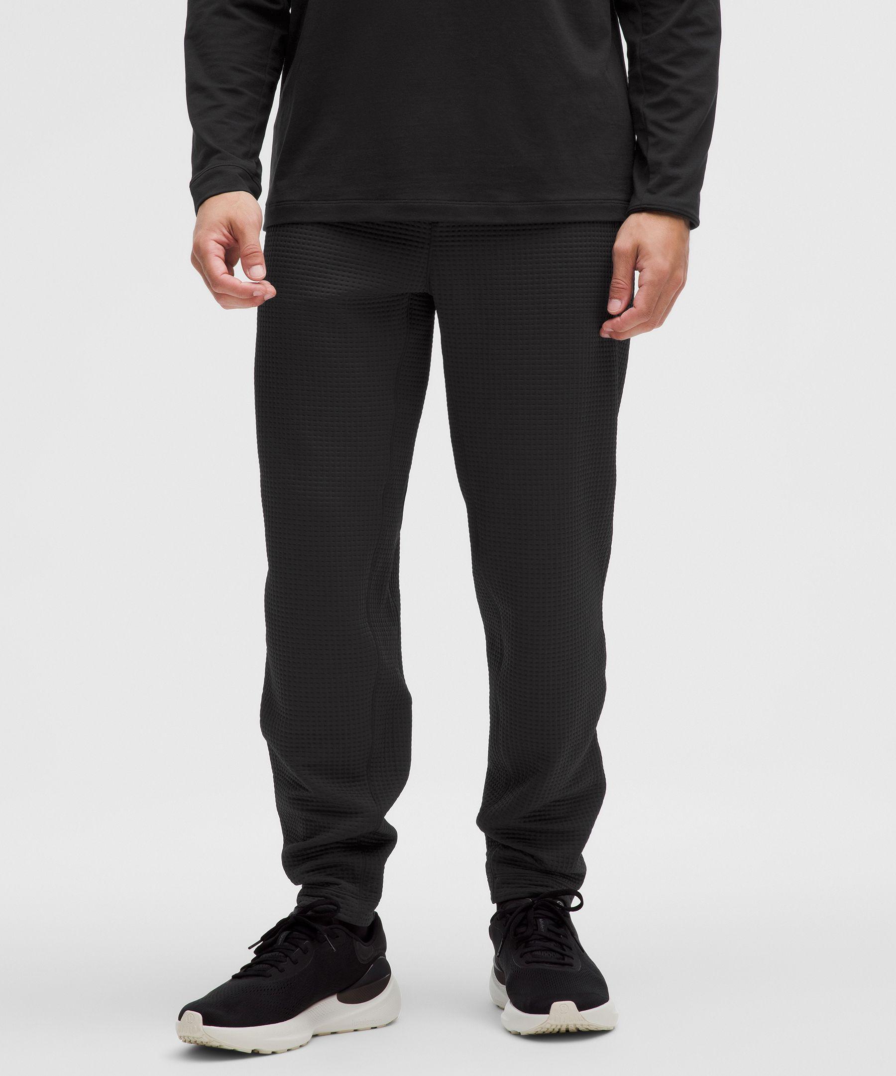 lululemon Waffle Knit Joggers in Black for Men Lyst