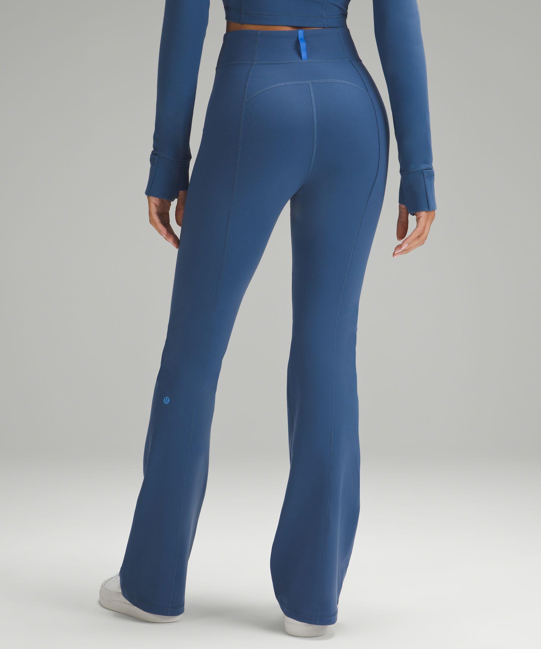 lululemon athletica Define Zip-front High-rise Flared Pants in Blue