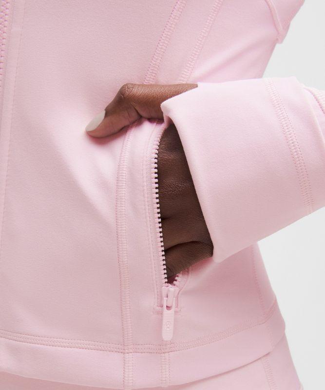 lululemon – Define Cropped Hooded Jacket Nulu – – Size 8 in Pink