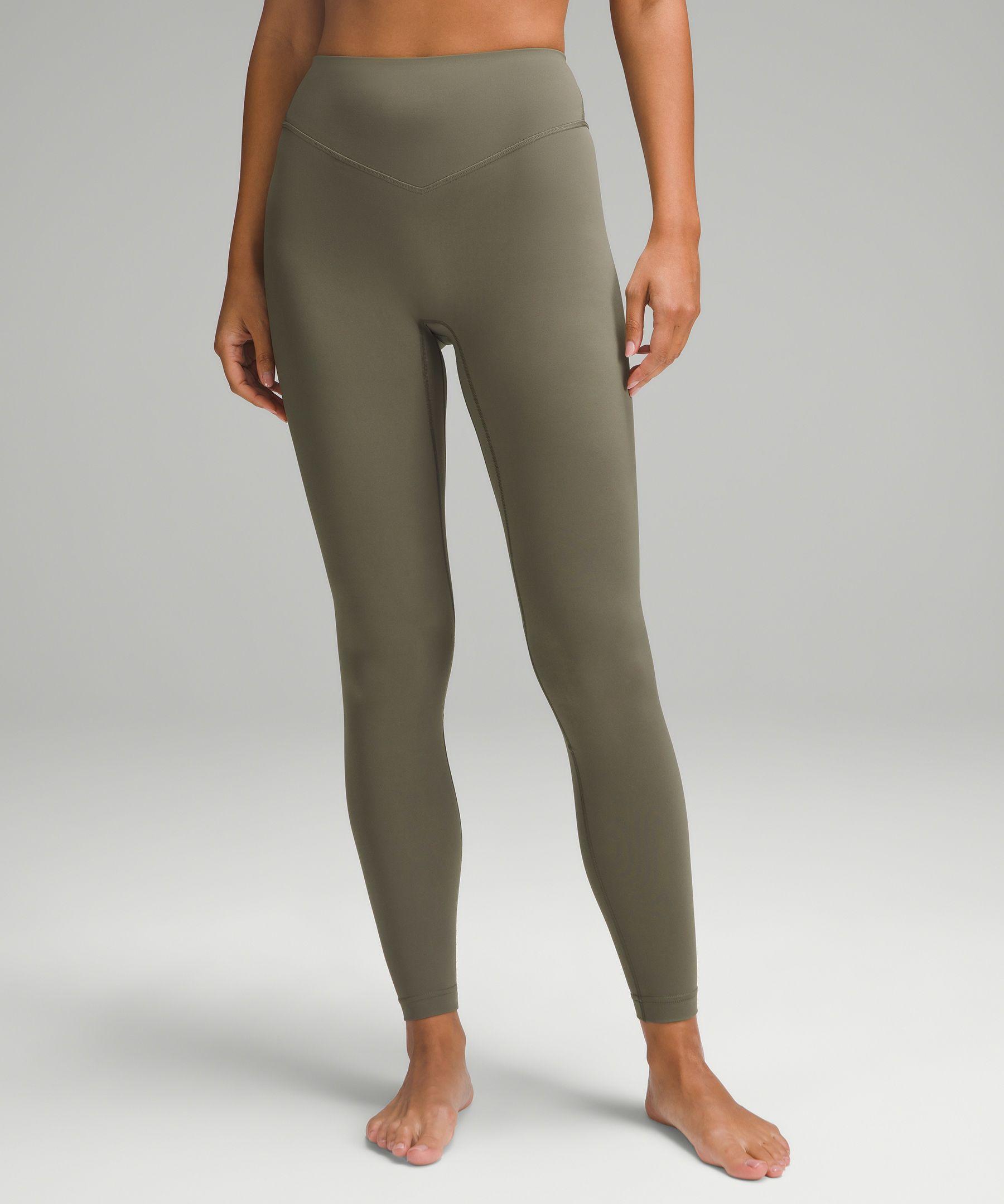 lululemon Breezethrough High Rise Tight Leggings 28 in Green Lyst