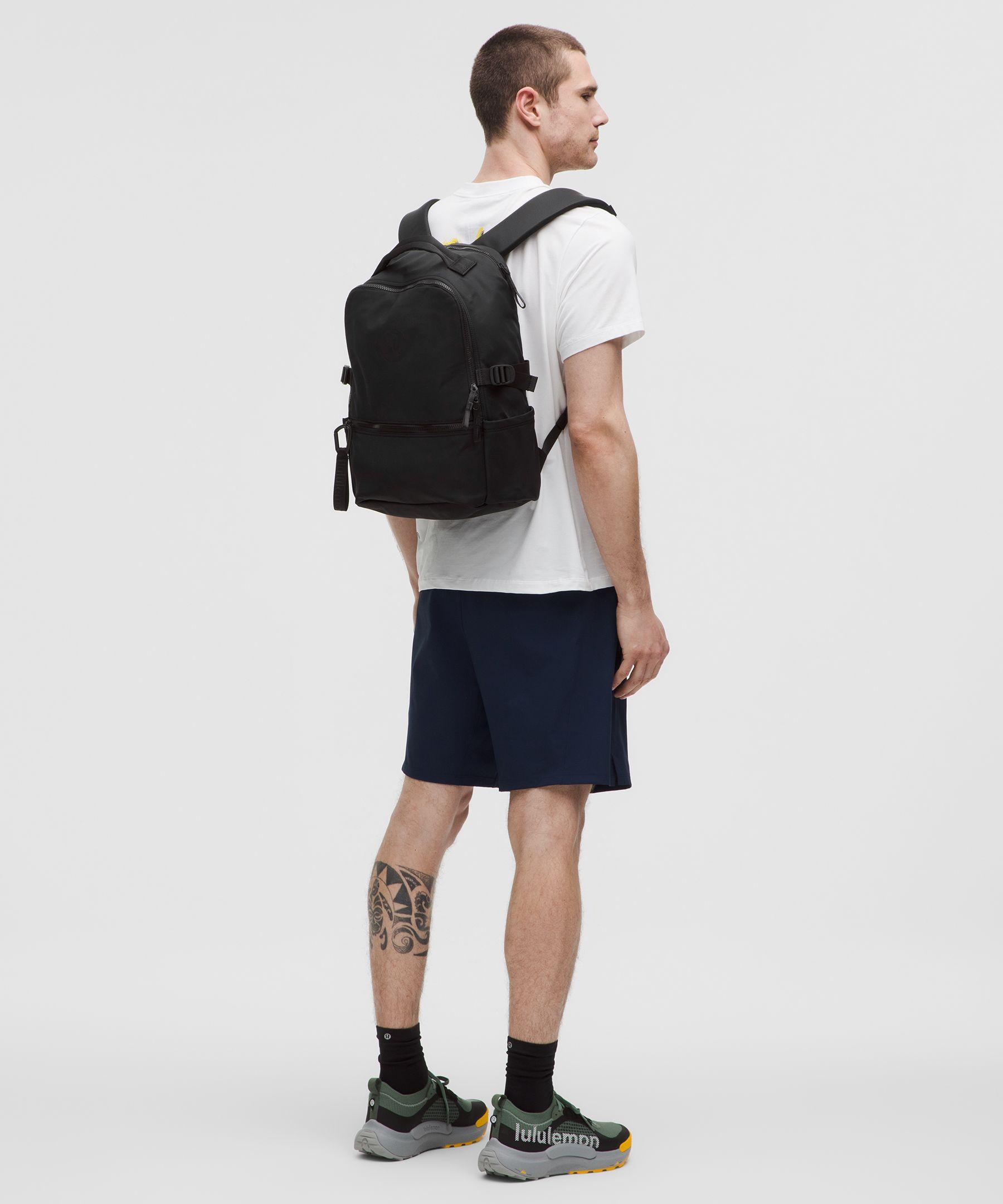 black new crew lululemon backpack lululemon New Crew Backpack 22L in Black