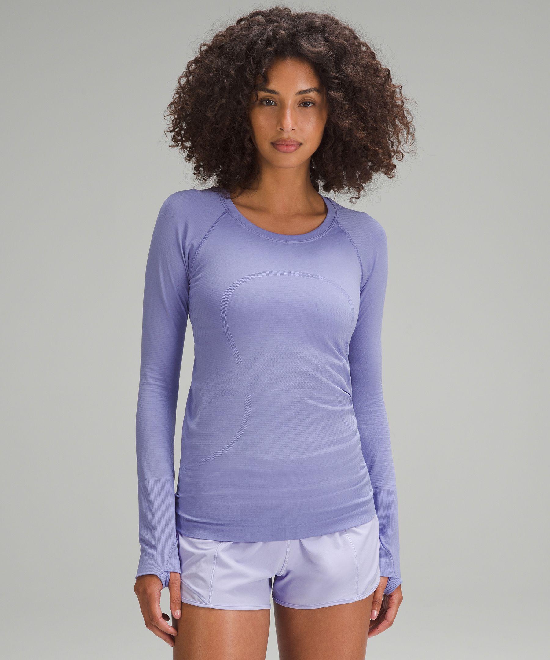 lululemon athletica Swiftly Tech Long-sleeve Shirt 2.0 in Purple