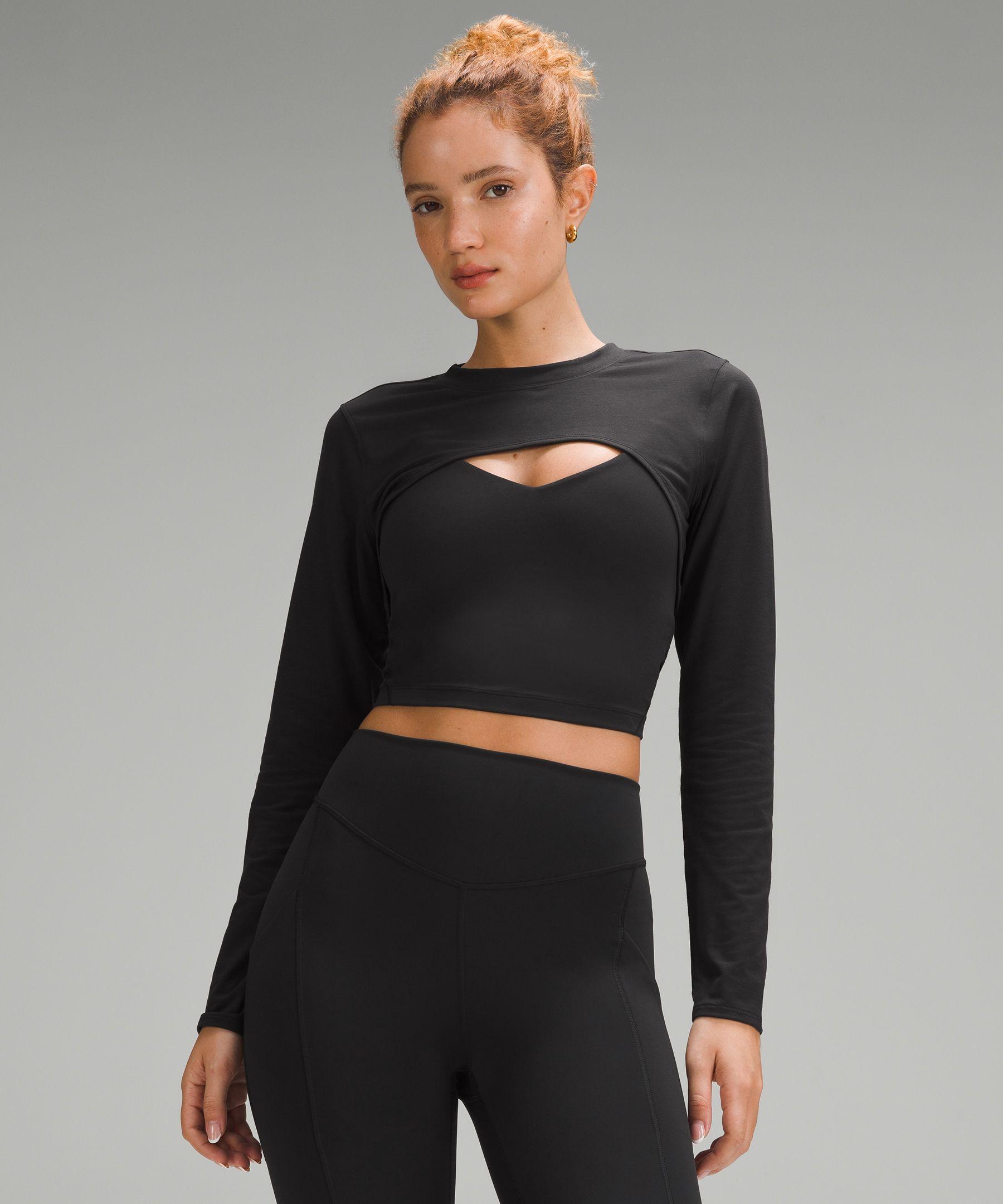 レア 廃盤 新品★lululemon Nulu Long Yoga Shrug lululemon Nulu Long-Sleeve Yoga Shrug in White | Lyst