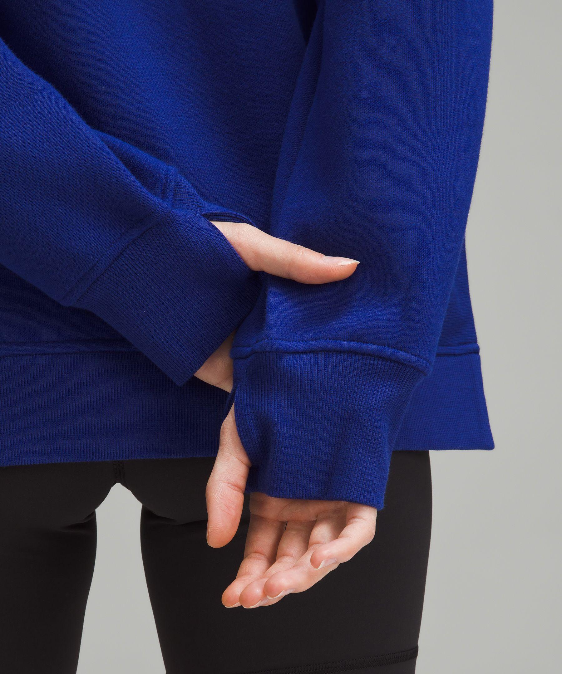 lululemon Scuba Oversized Side-Slit Hoodie in Blue | Lyst