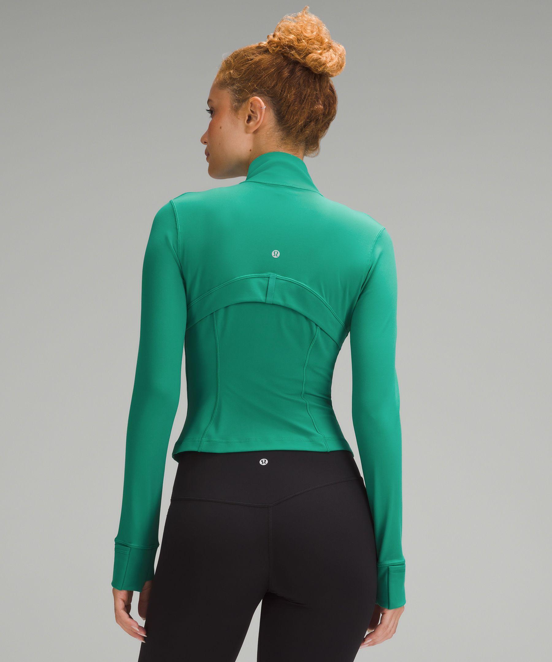 lululemon Define Cropped Jacket Nulu in Green Lyst