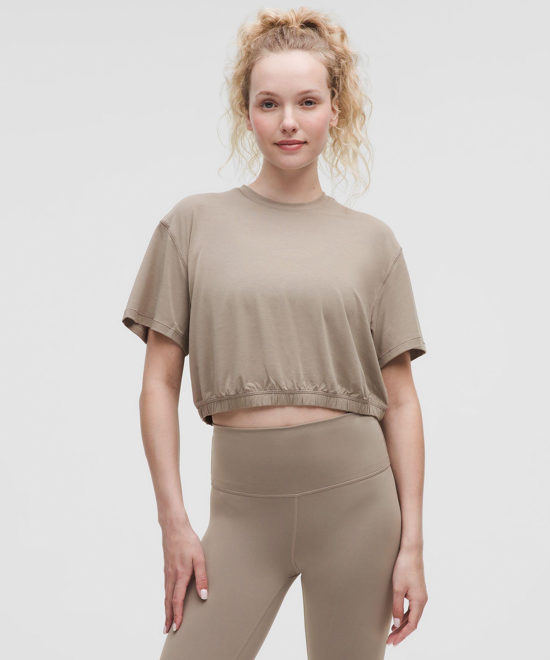 lululemon クロップ Nulu ツイストヘム 半袖シャツ（楽天