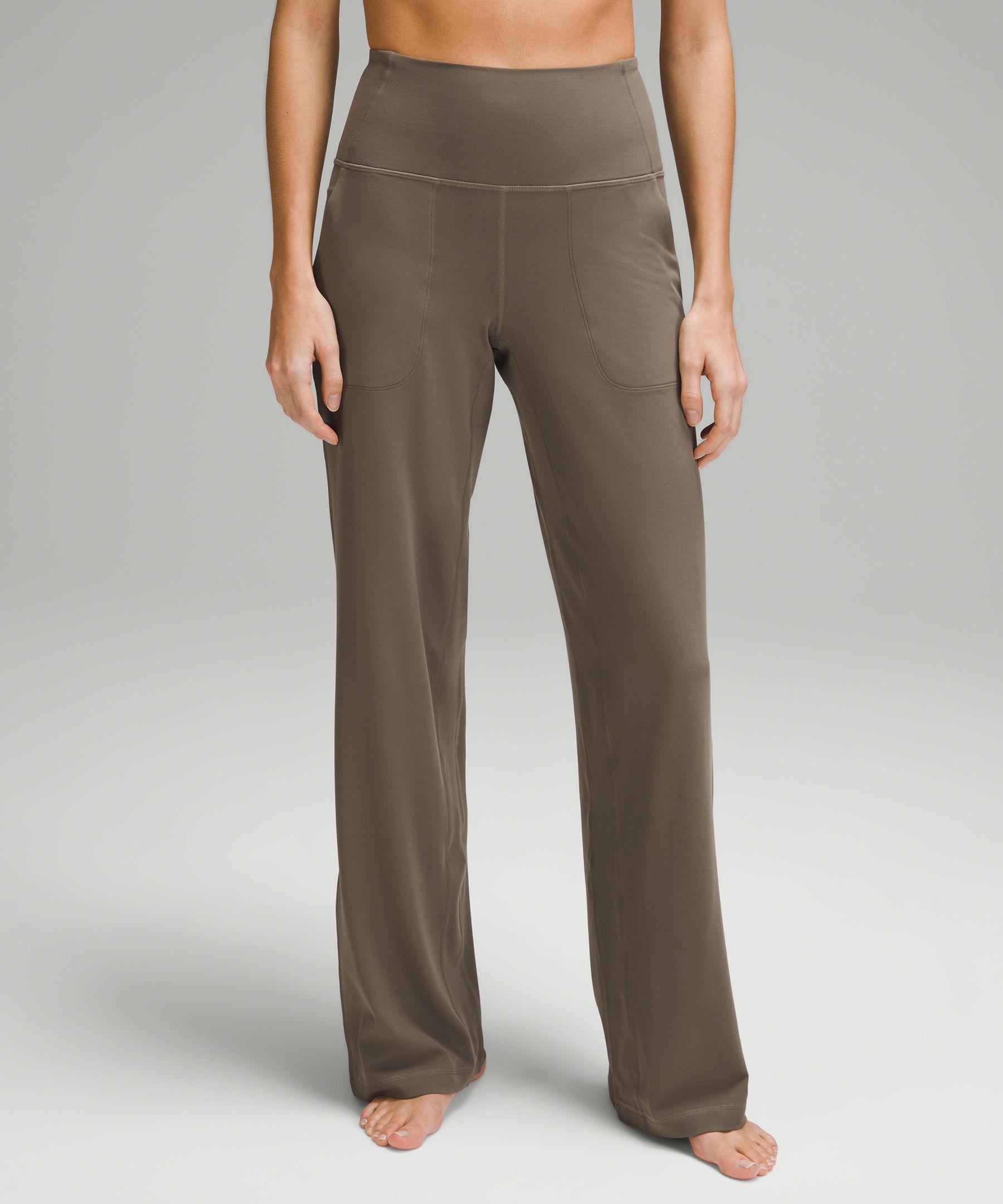 lululemon athletica Align High-rise Wide-leg Pants Regular - Color Brown -  Size 14