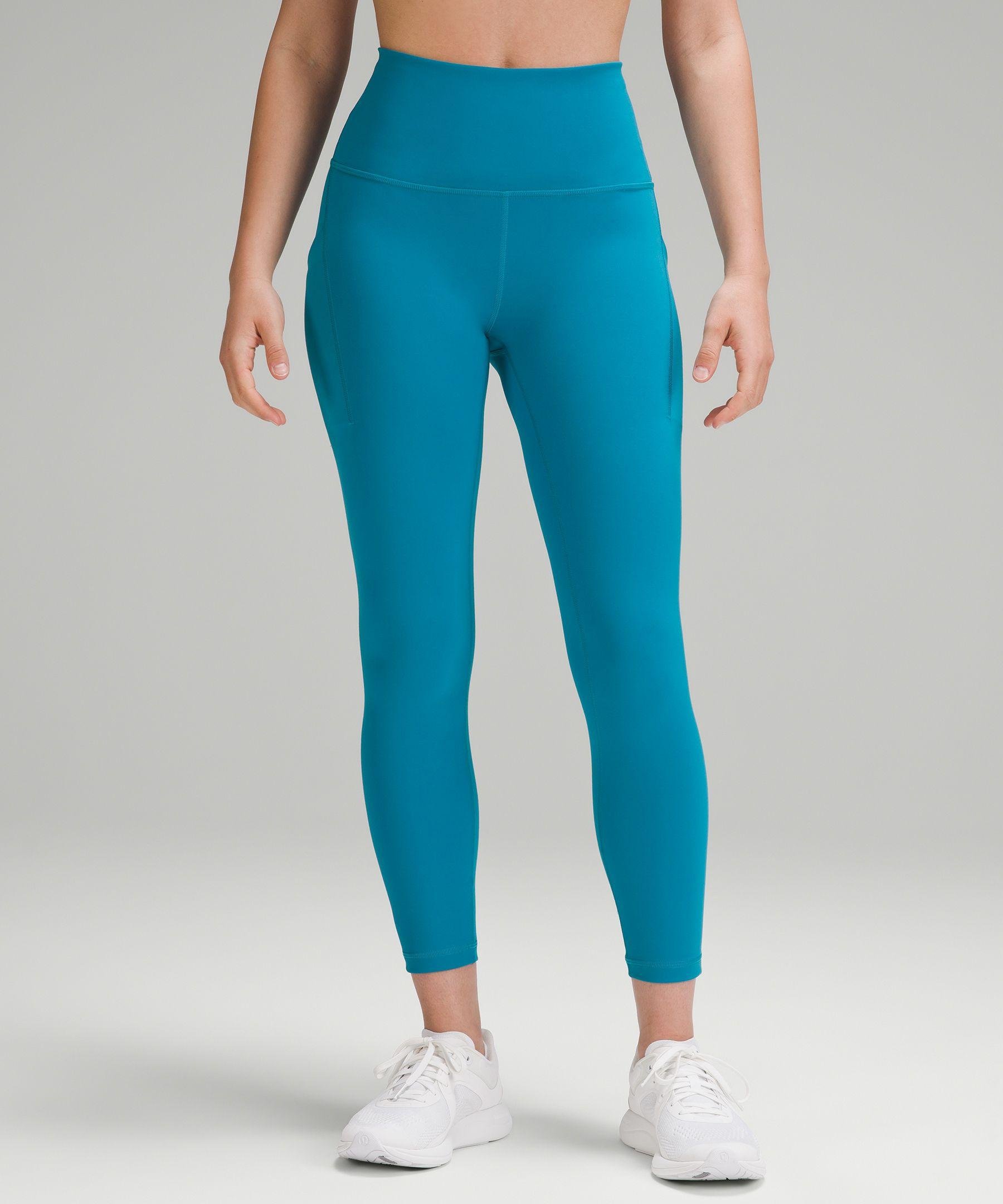 lululemon athletica Wunder Train High-rise Tight Leggings With Pockets -  25 - Color Blue - Size 0