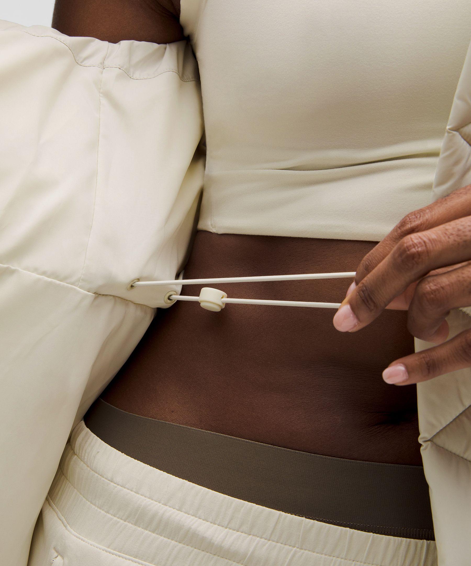 lululemon Wunder Puff 600-Down-Fill Mid-Length Vest in Natural Lyst