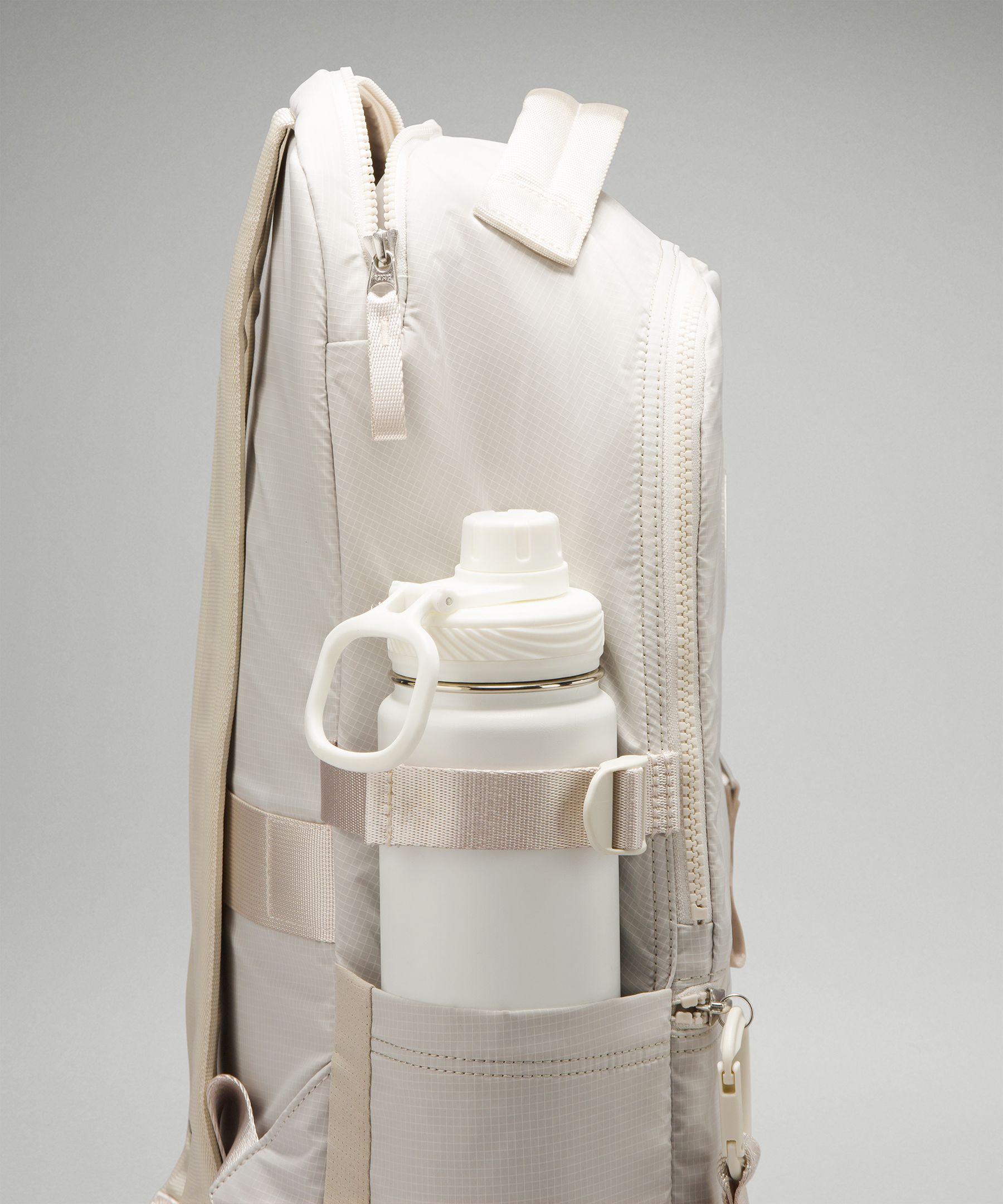 lululemon New Crew Backpack 22L With Logo in Gray Lyst
