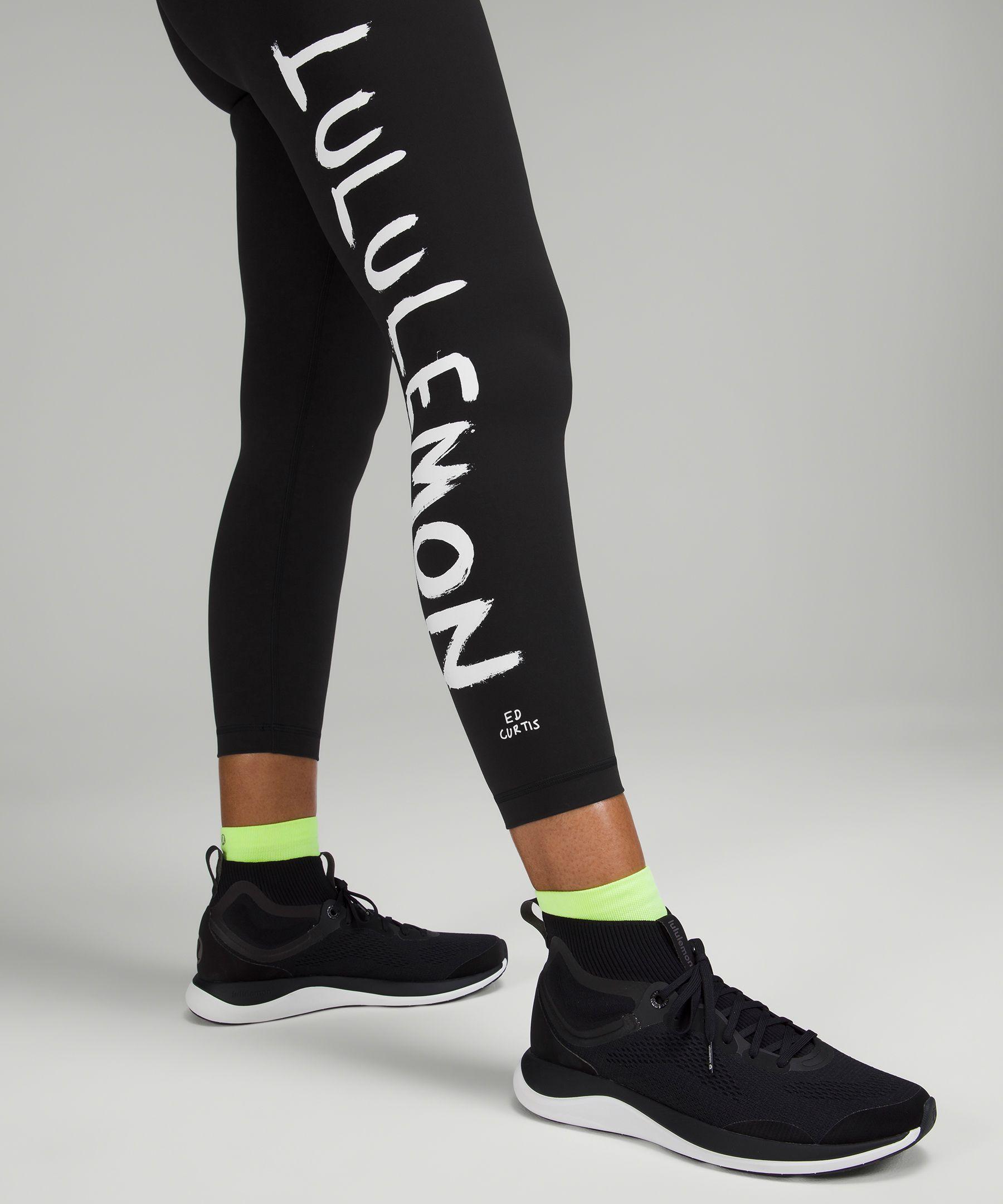 lululemon Wunder Train High rise Tight Leggings Ed Curtis 25 Color Black Size 10 Lyst UK