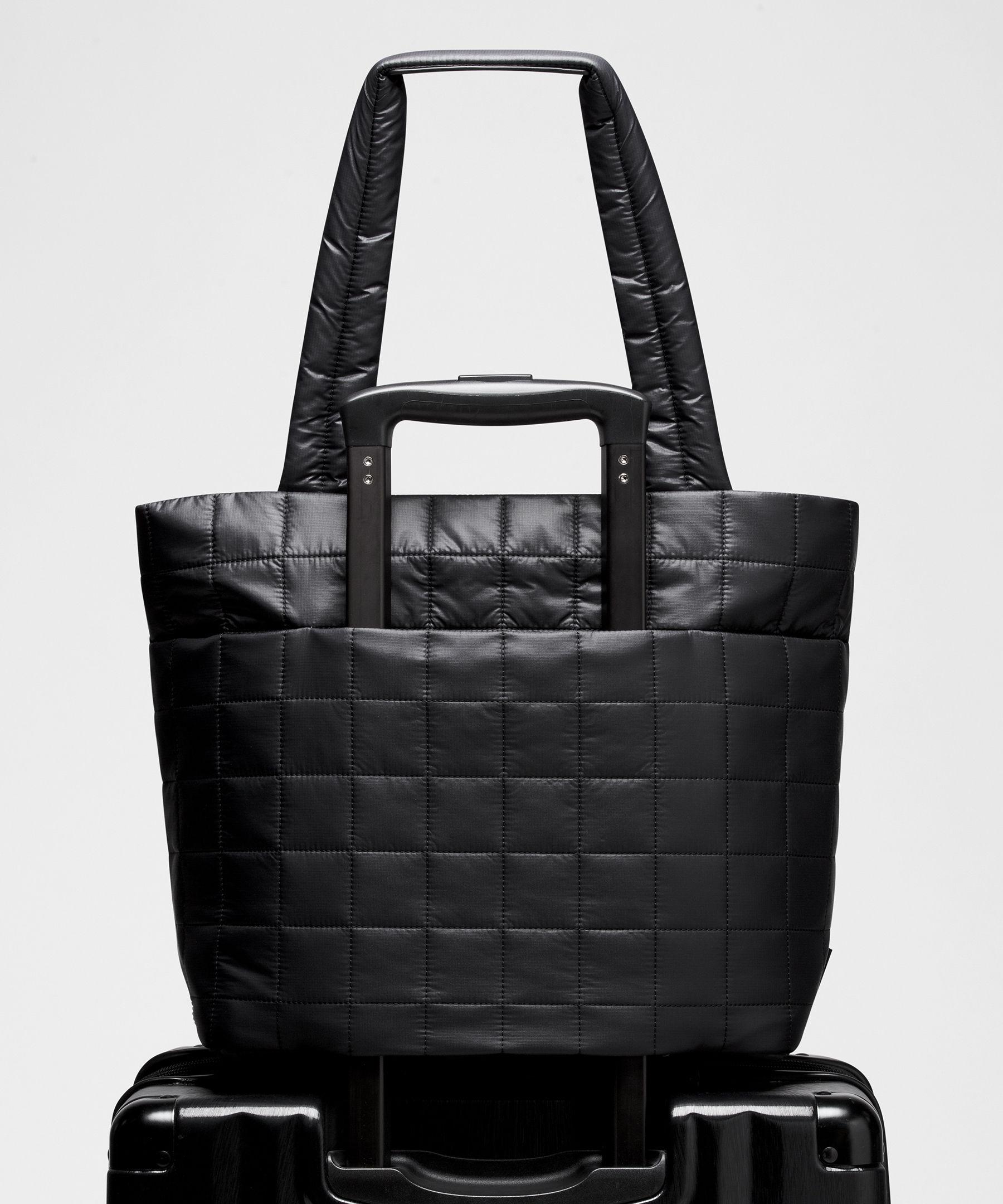 lululemon Quilted Grid Tote Bag 12L in Black | Lyst