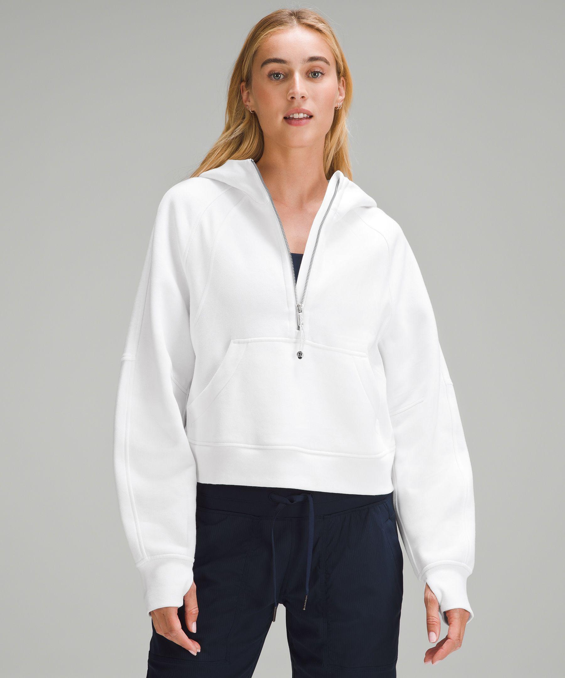 lululemon athletica Scuba Oversized Half-zip Hoodie - Color White - Size  Xl/2xl