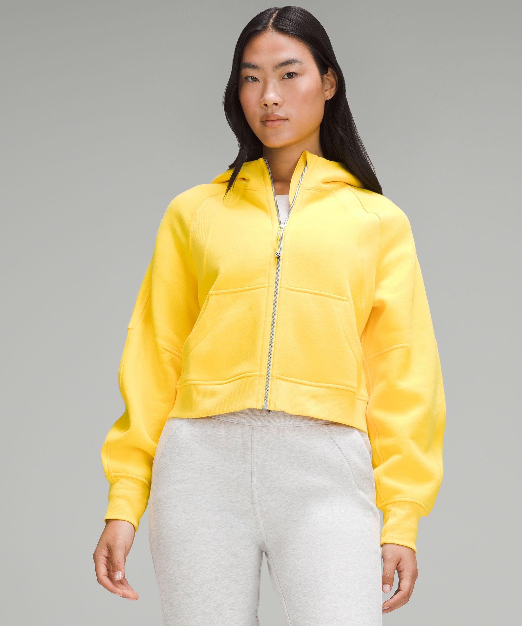 lululemon athletica Scuba Oversized Full-zip Hoodie in Yellow