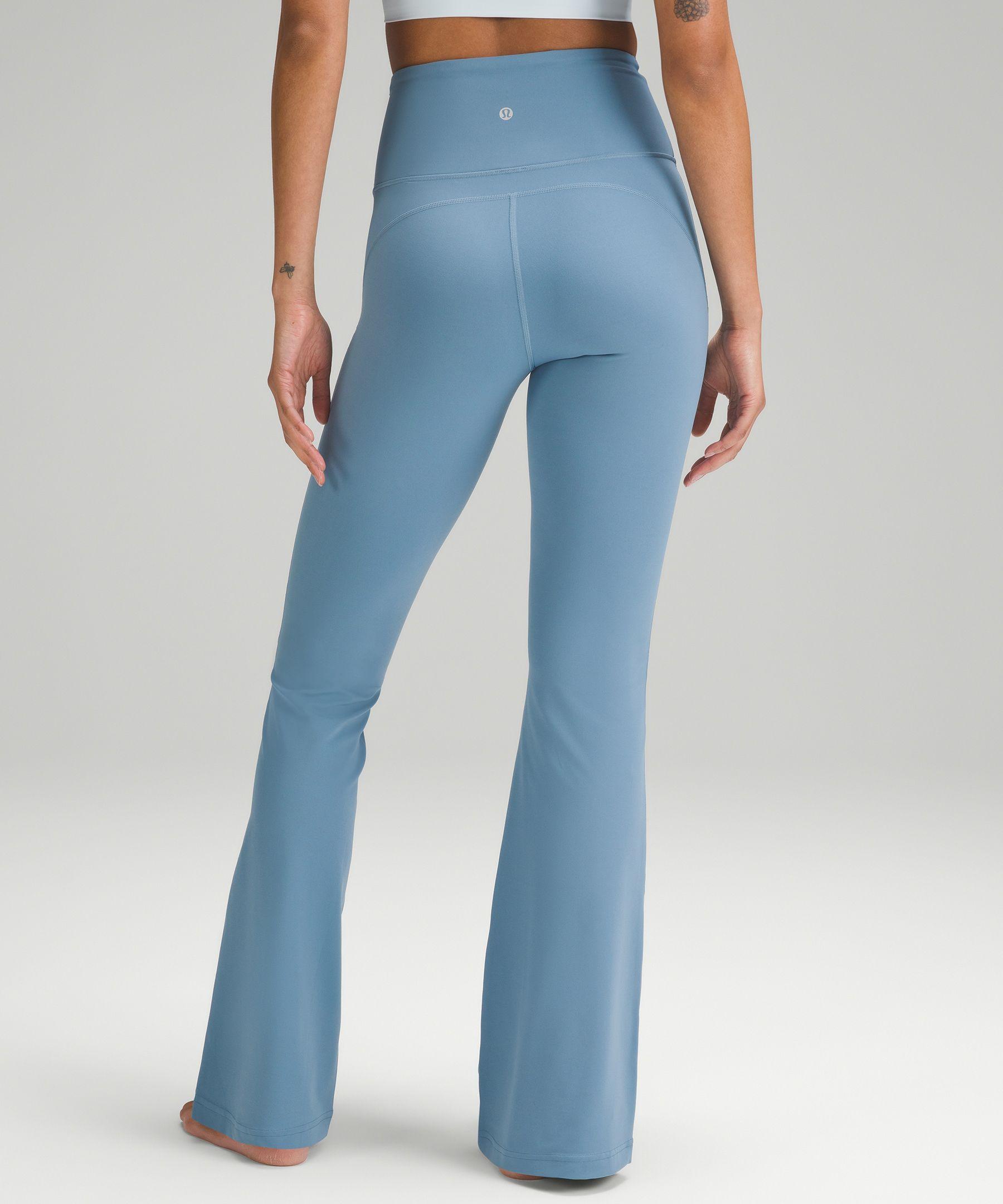 lululemon athletica Groove Super-high-rise Flared Pants Nulu Regular -  Color Blue - Size 14