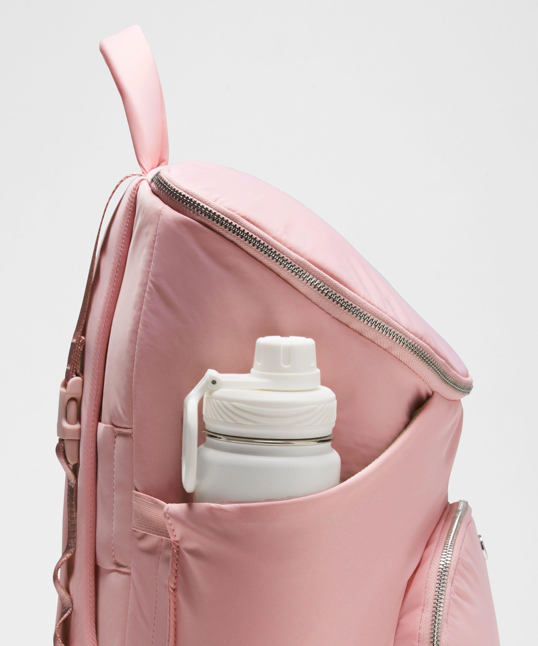 lululemon athletica Pink Convertible Backpack Tote with Detachable Strap Lululemon Convertible Backpack Tote Bag | TikTok main image 3