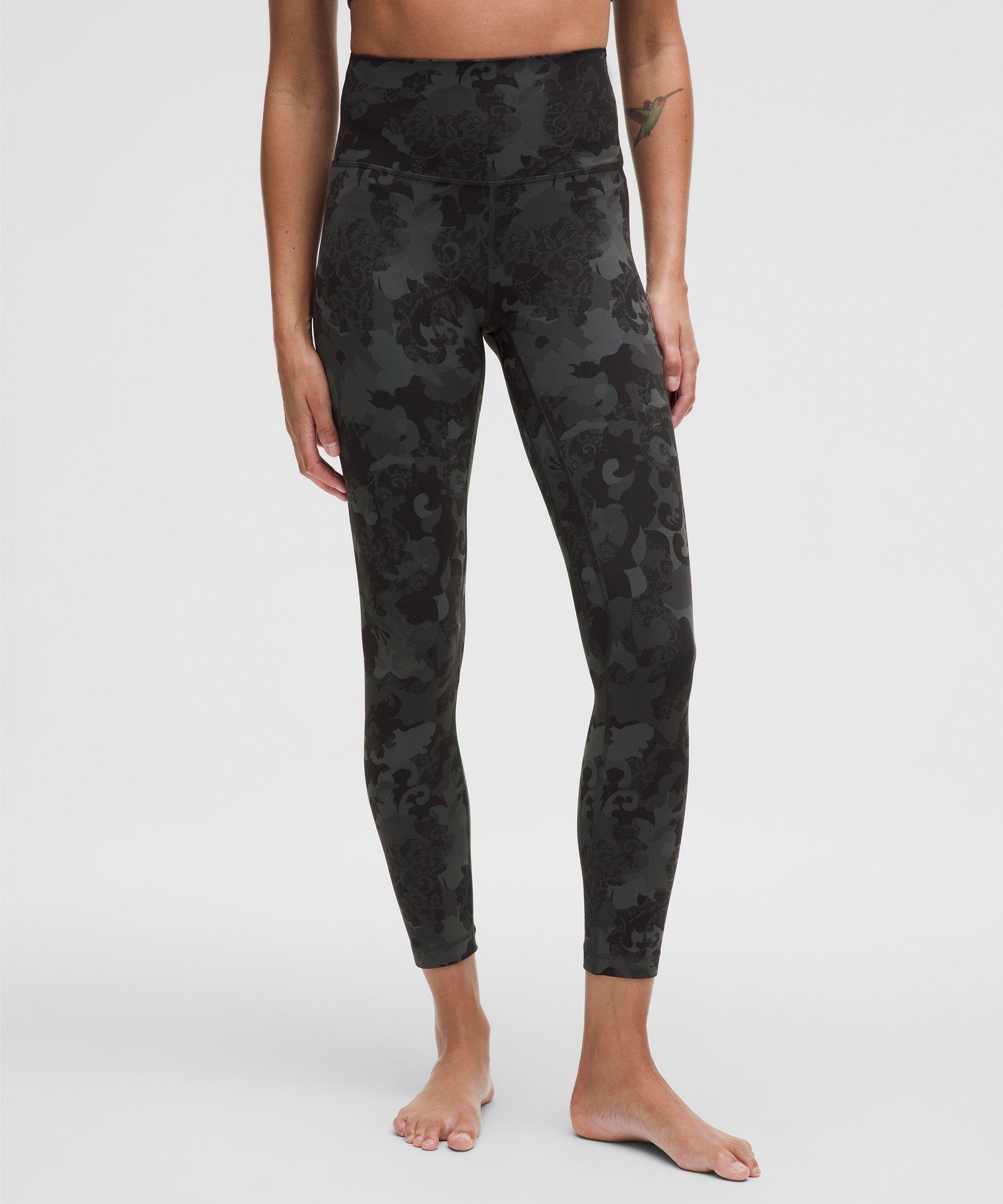 【lululemon】レギンス☆Align 25☆ハイライズ Lace Dot Black Lululemon Align High-Rise Pant 25
