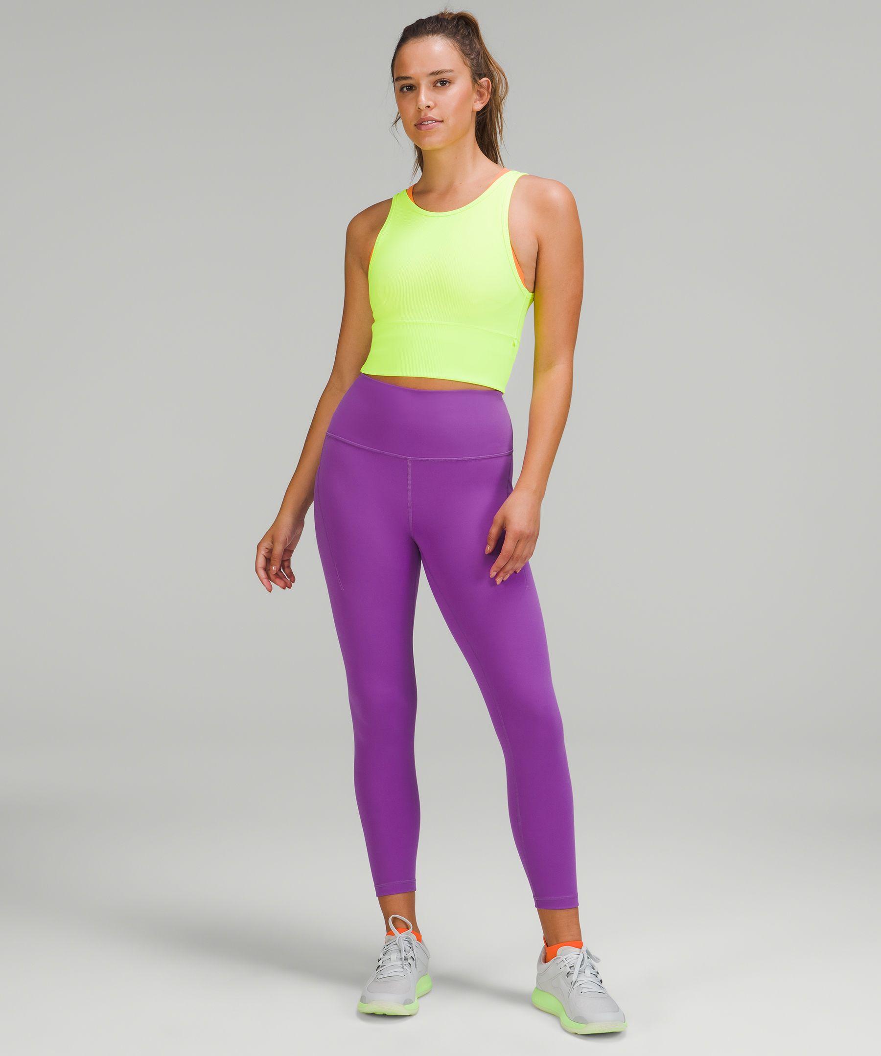 lululemon athletica Wunder Train High-rise Tights With Pockets 25 in  Purple
