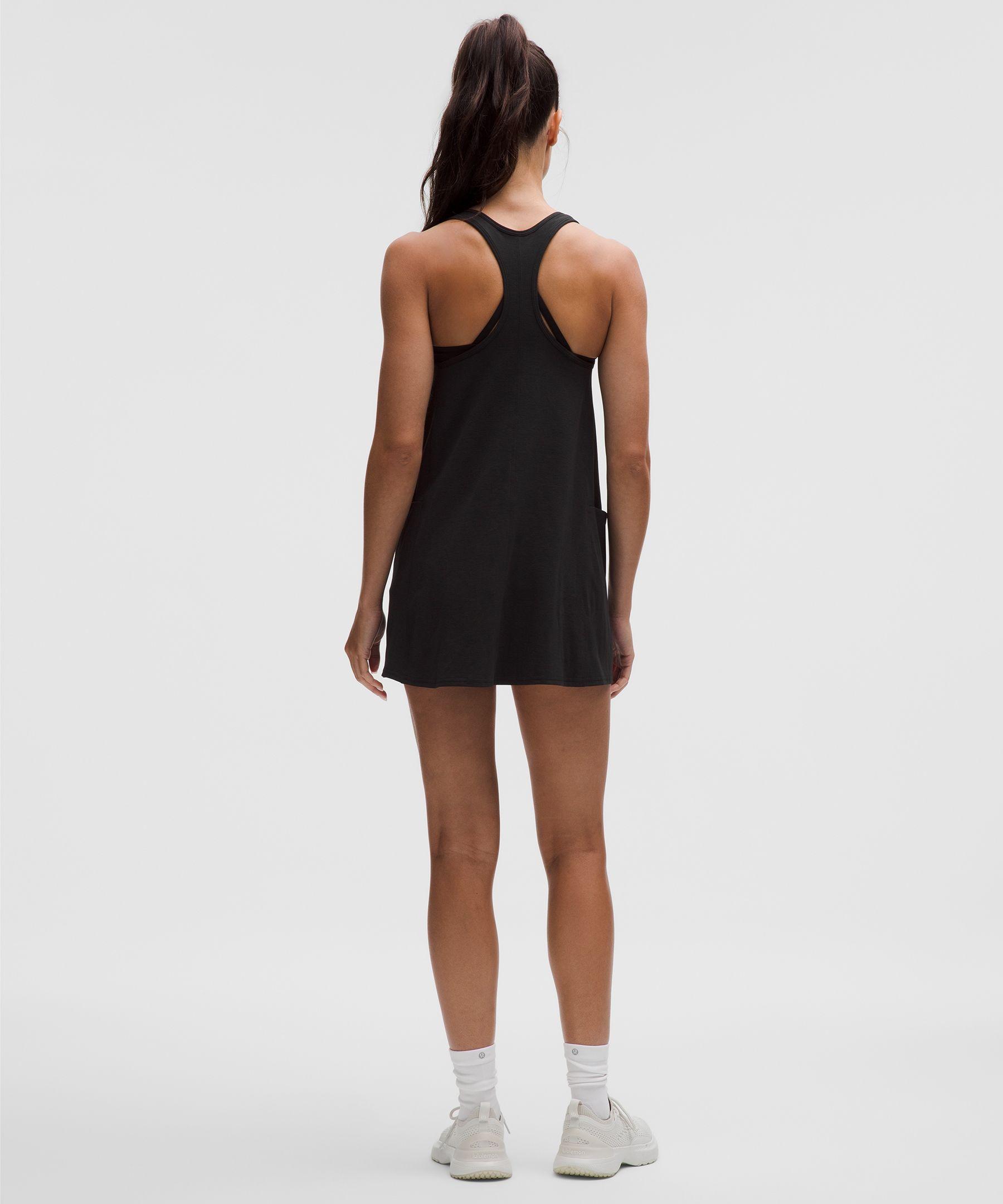 lululemon Jersey Racerback Tennis Dress in Black | Lyst lululemon Jersey Racerback Tennis Dress in Black | Lyst