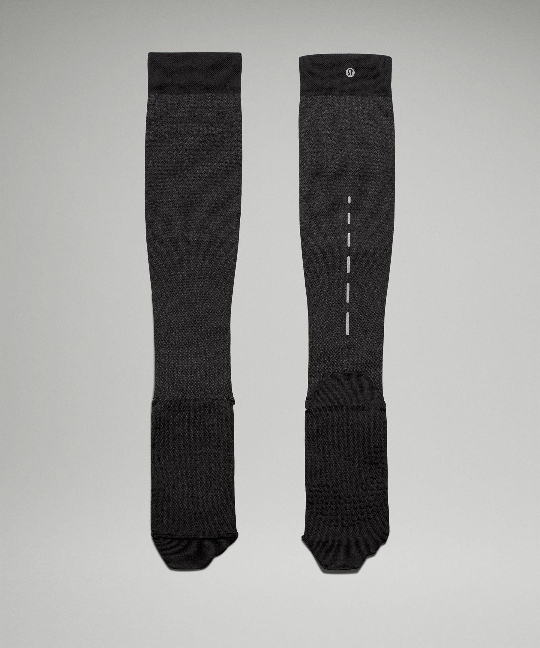 lululemon athletica Micropillow Compression Knee-high Running Socks Light  Cushioning in Black | Lyst