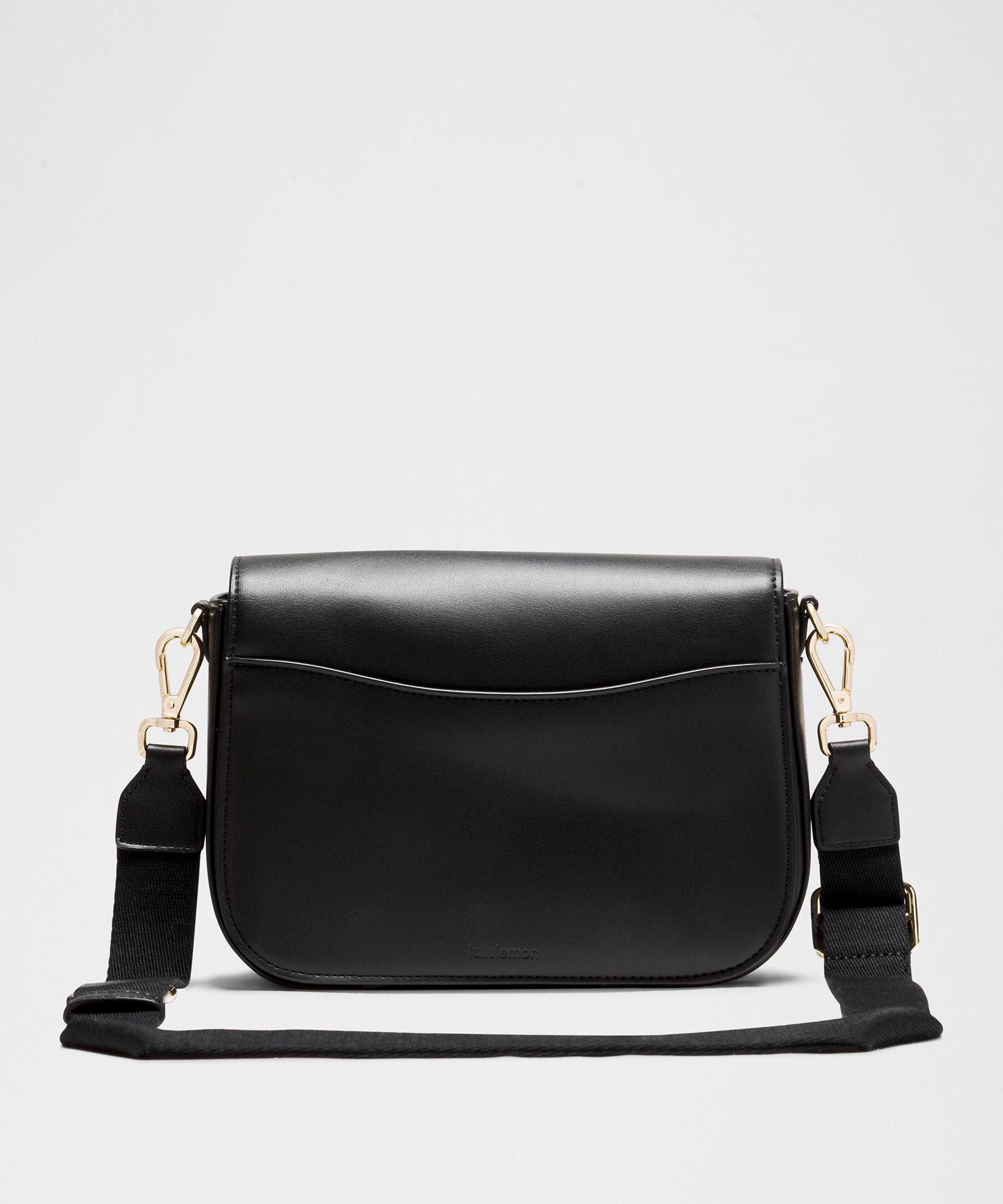 lululemon black and gold bag All Night Festival Micro (Black/Gold): Handbags Removable Wrist Strap Lets You Go Hands Free Or Clip On Your Keychain. Lululemon Crossbody Camera Bag with