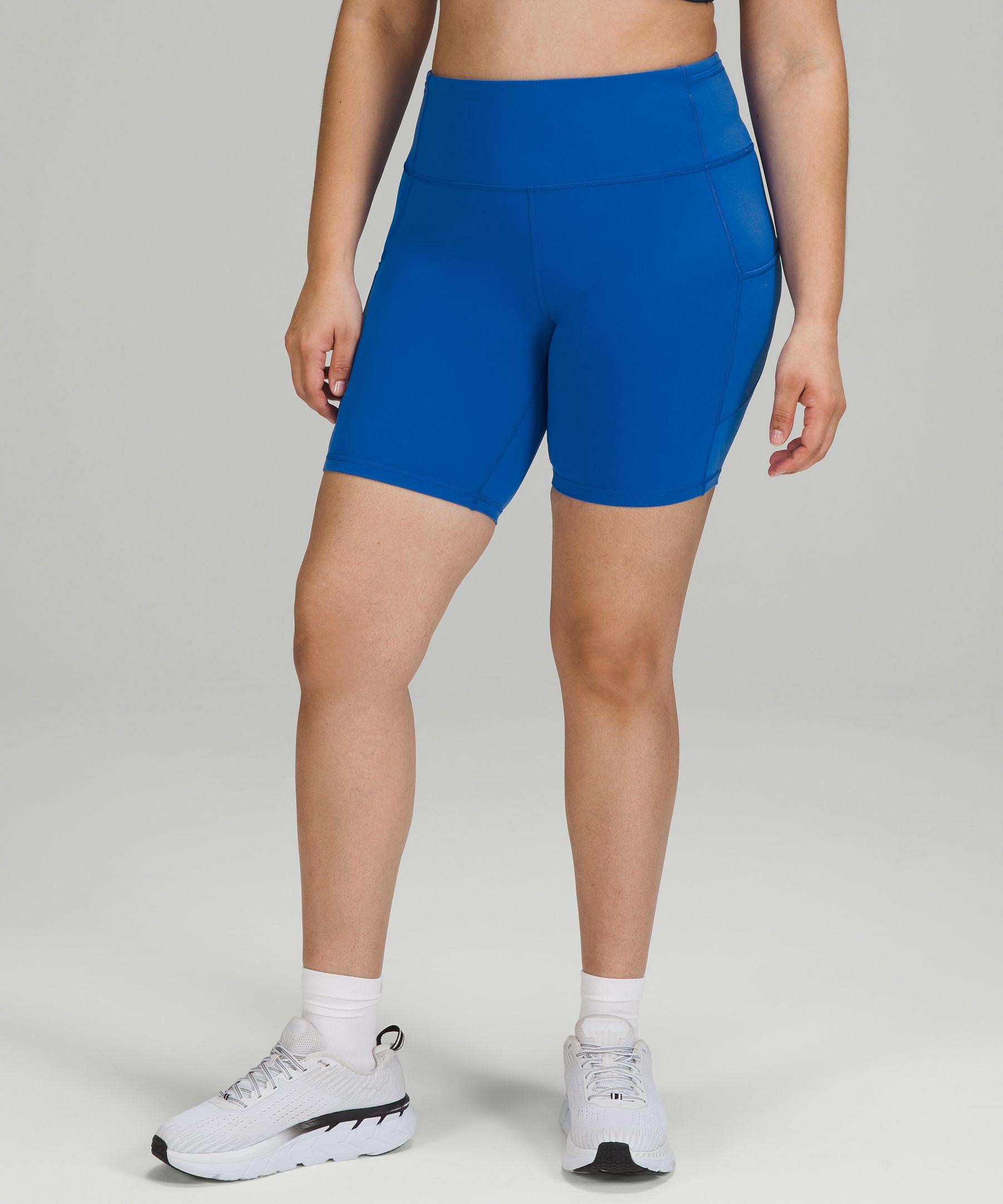 lululemon athletica Fast And Free High-rise Shorts 8 in Blue