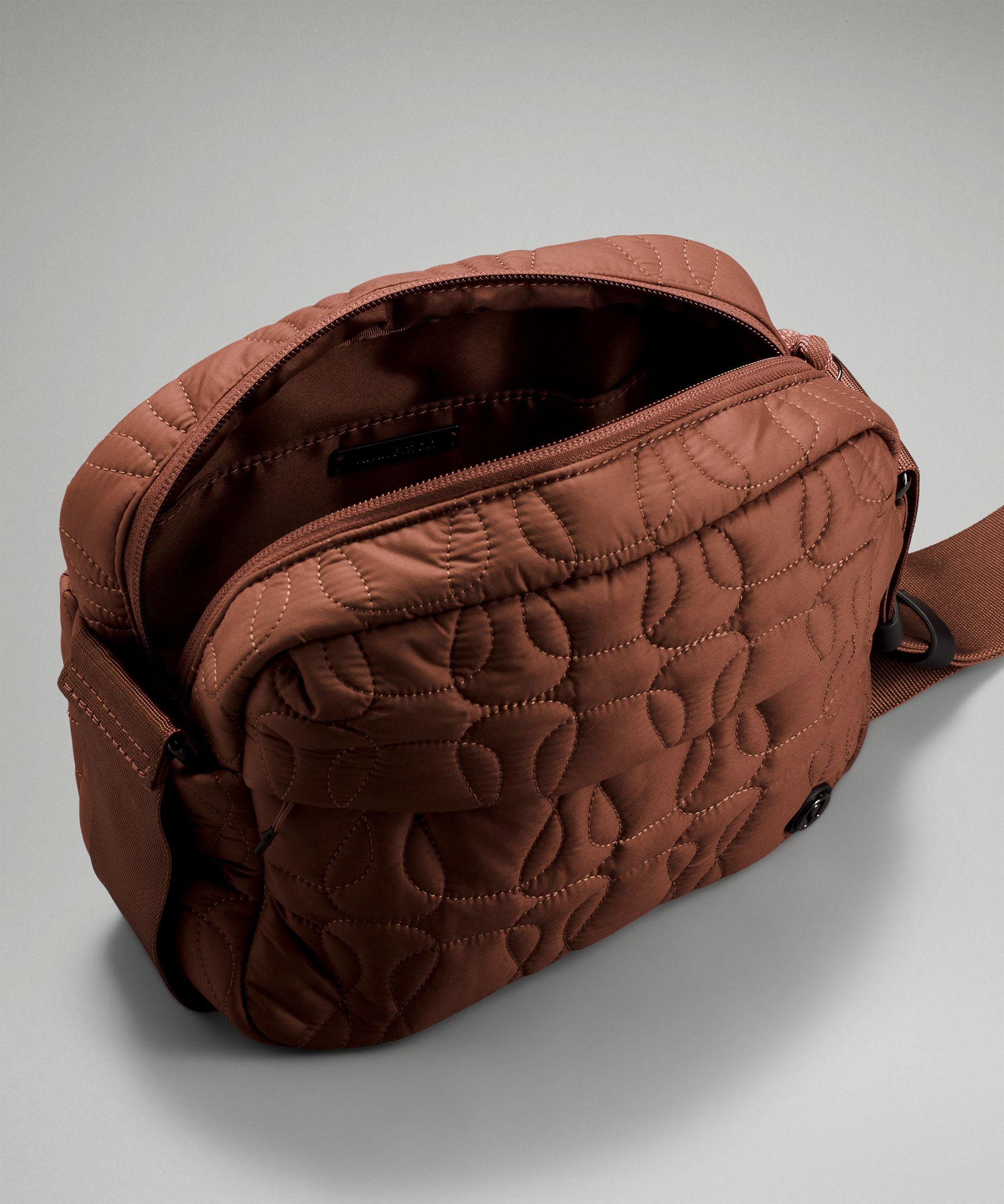 lululemon quilted embrace crossbody bag lululemon Quilted Embrace Crossbody Bag Online Only in Brown