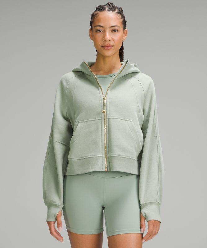 lululemon – Scuba Oversized Full-Zip Hoodie – – Size in Green