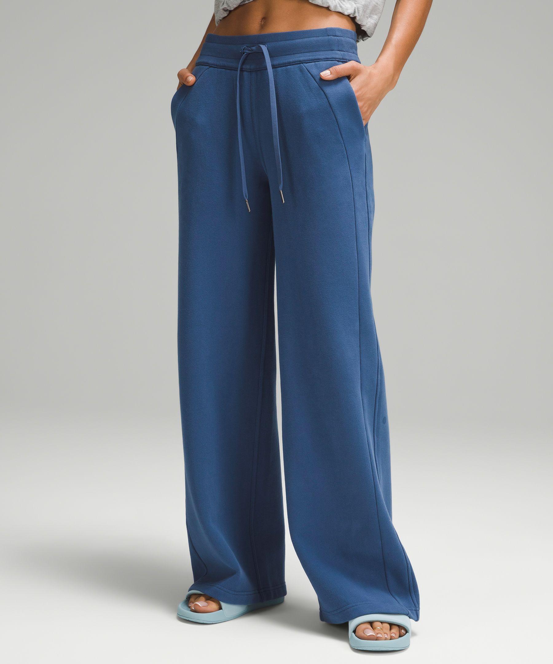 lululemon athletica, Pants & Jumpsuits, Lululemon Align Highrise Wideleg  Pant 3 Utility Blue Nwt Size 1