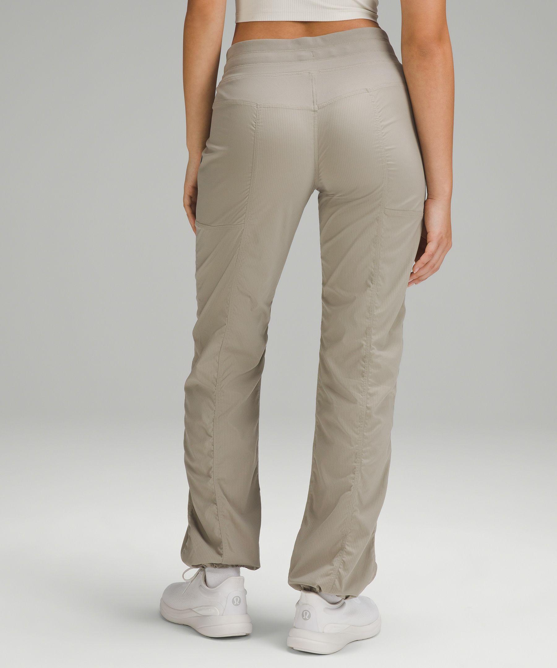 lululemon athletica Dance Studio Mid-rise Pants Regular - Color Khaki -  Size 0