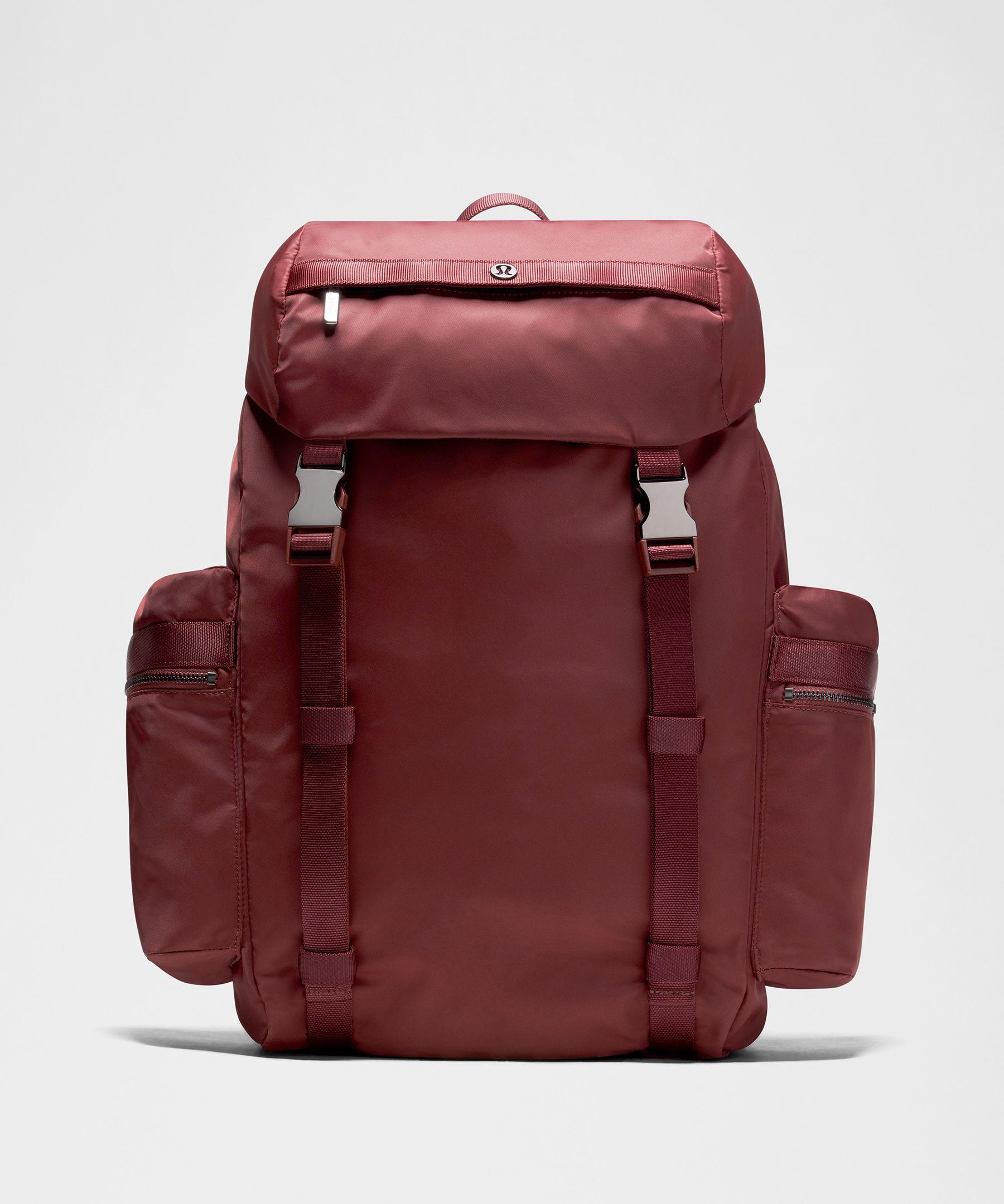 Lululemon athletica Backpack - Burgundy and Navy Laptop Friendly Backpack | lululemon main image 4
