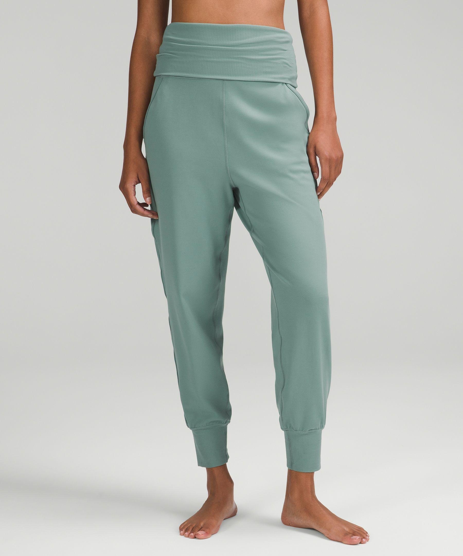 lululemon athletica Aligntm Super-high-rise Ribbed-waist Joggers in Green