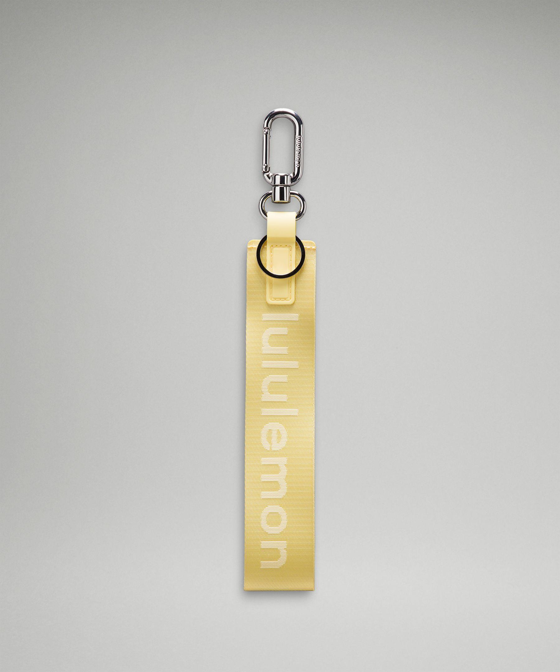 Lululemon Keychain Lululemon Never Lost Keychain Citra Lime/White