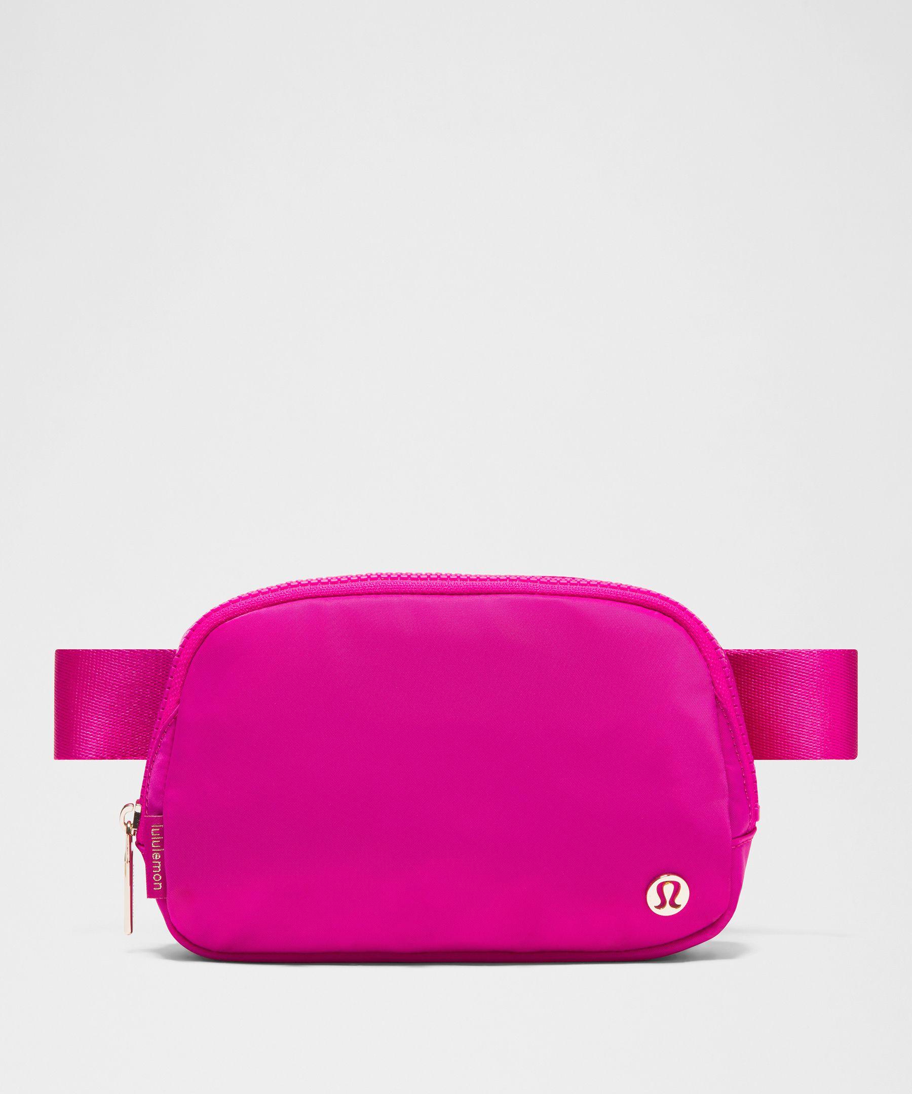 lululemon bright pink belt bag Everywhere Crossbody 1L Lululemon Everywhere Wordmark Crossbody Belt