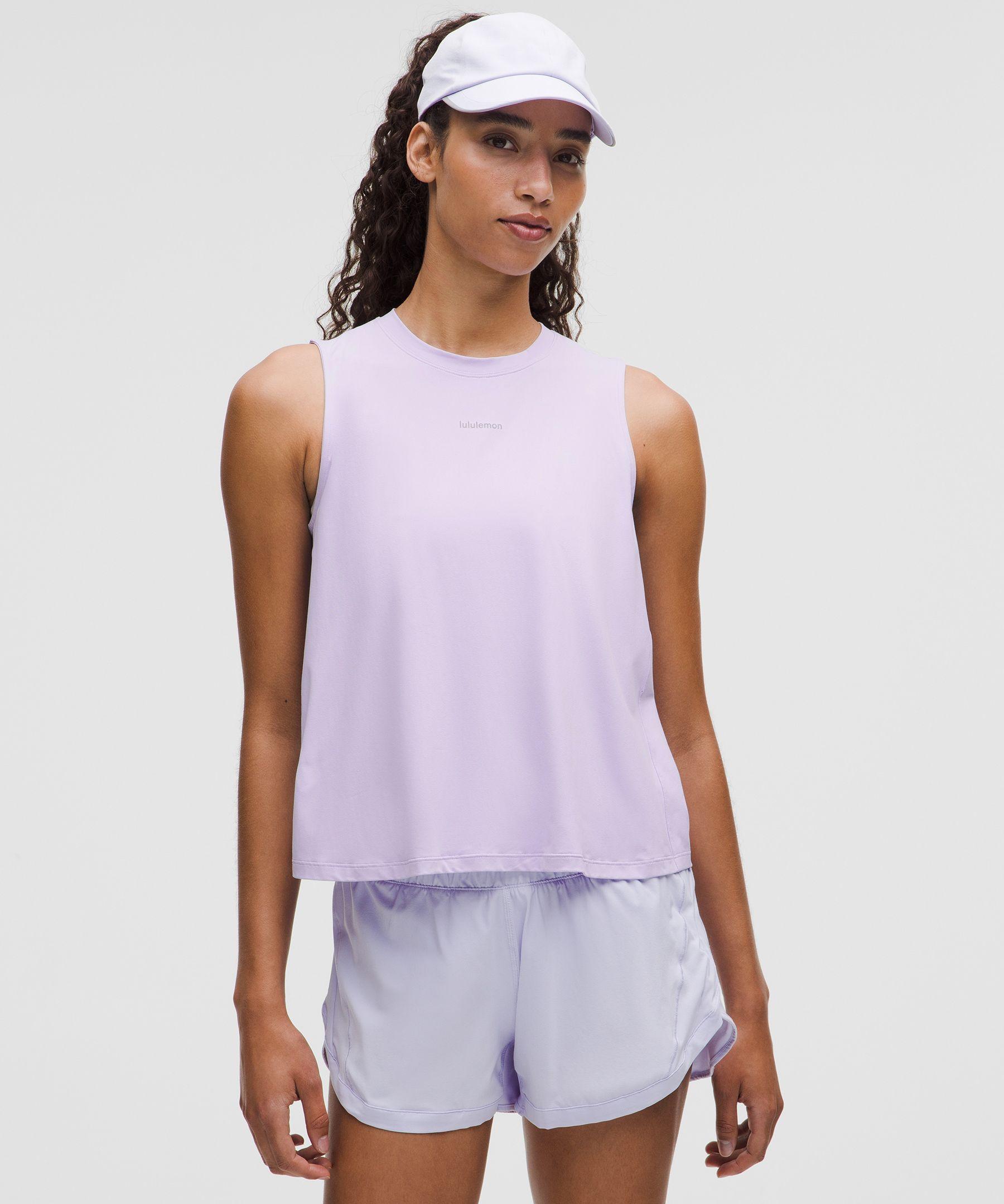 lululemon – Pace Crush Cross-Back Graphic Tank Top – – Size 6 in
