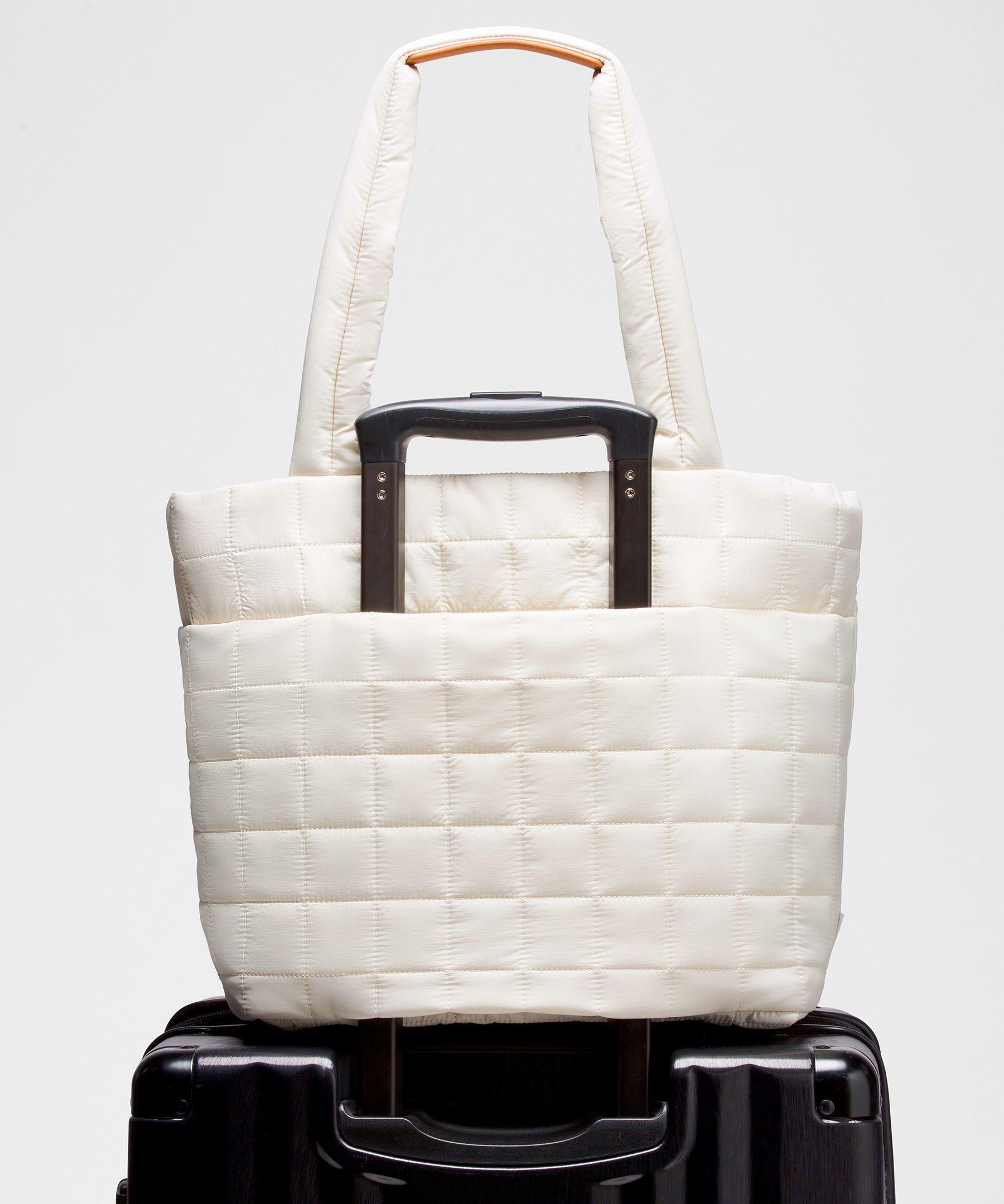 lululemon Quilted Grid Tote Bag 12L in White | Lyst