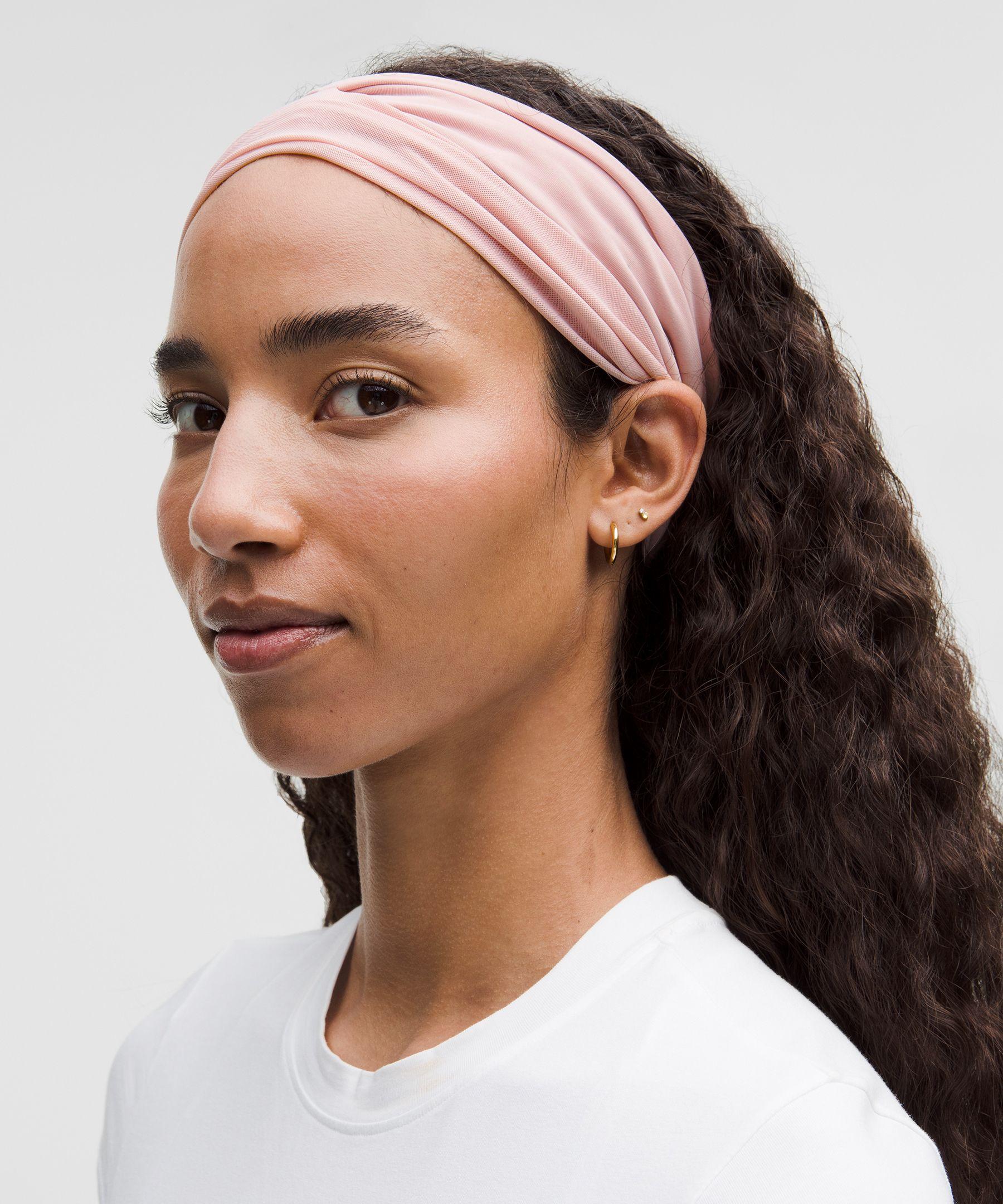Lululemon and Nike headband Lululemon Fly Away Tamer Headband Ii *luxtreme In Misty  main image 3
