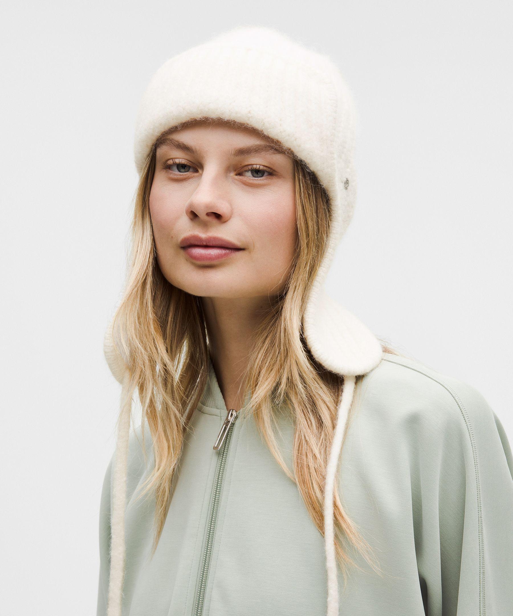 lululemon Wool-Blend Trapper Beanie in White | Lyst display picture 1