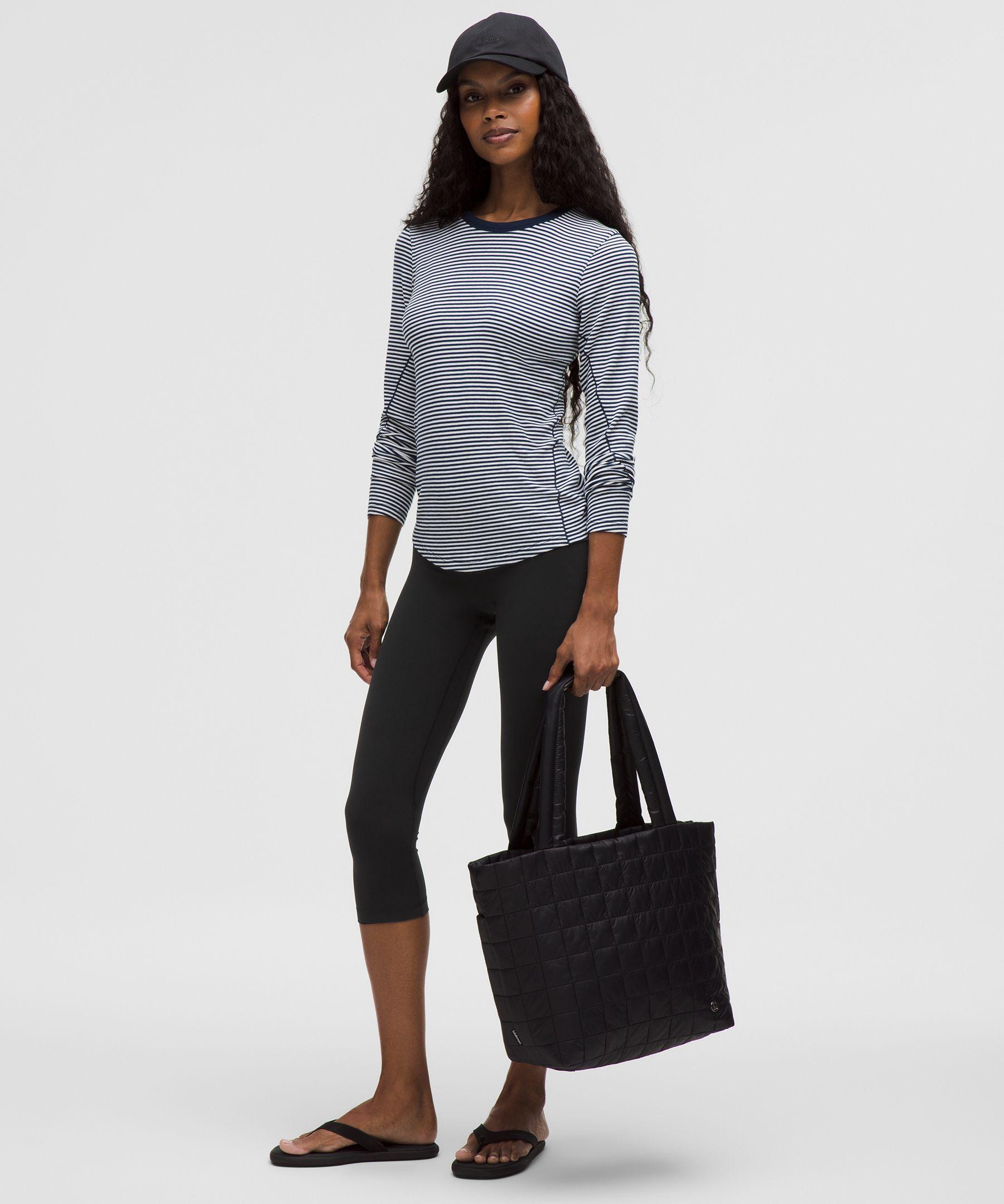 lululemon Quilted Grid Tote Bag 12L in Black | Lyst