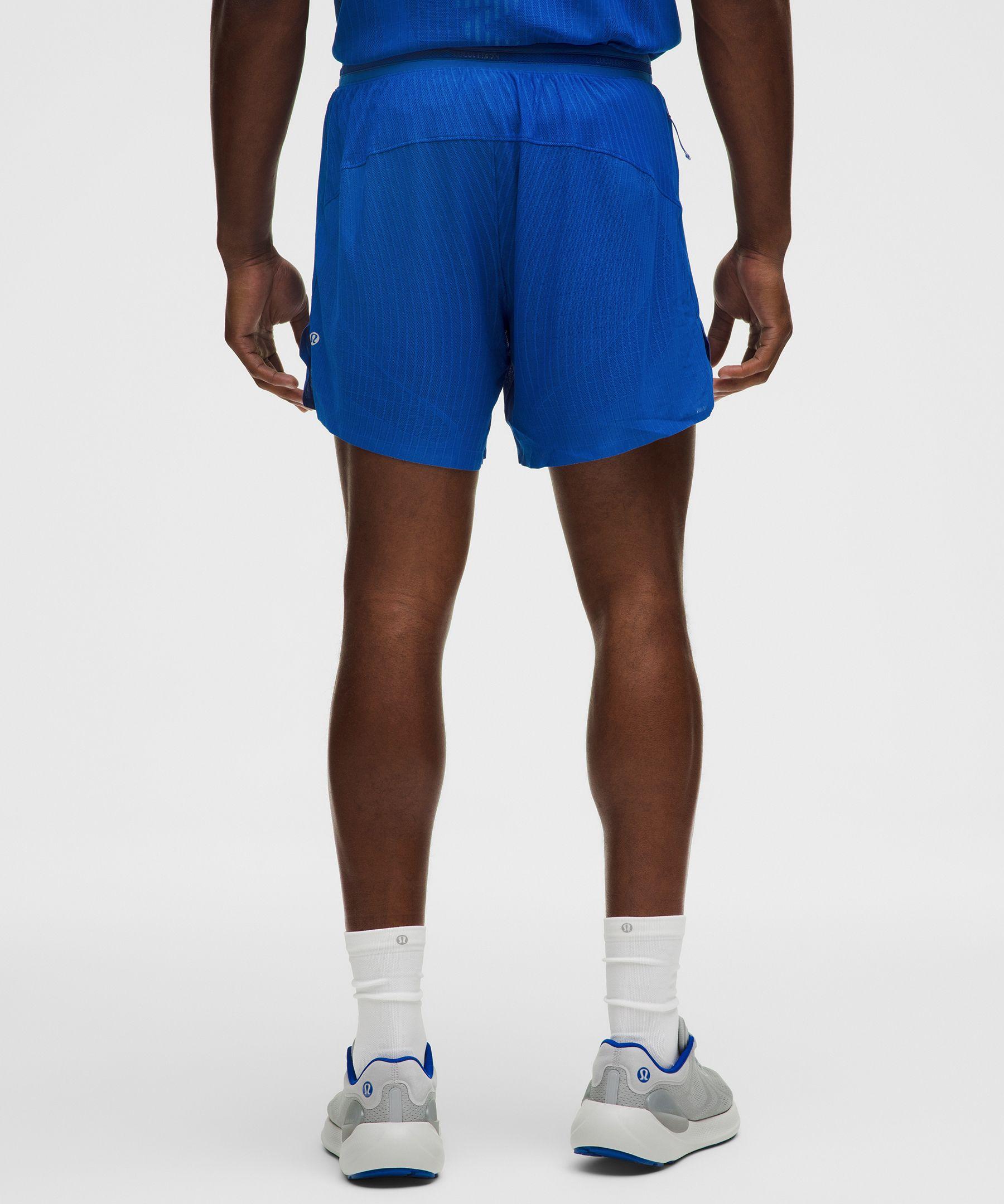 lululemon Fast And Free Airflow Running Short 6” in Blue for Men